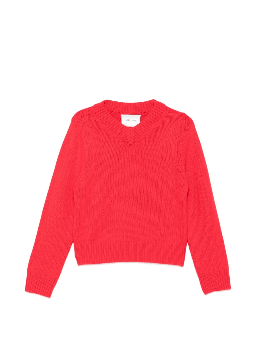 Soft Goat Soft Goat Ribbed V-neck Sweater