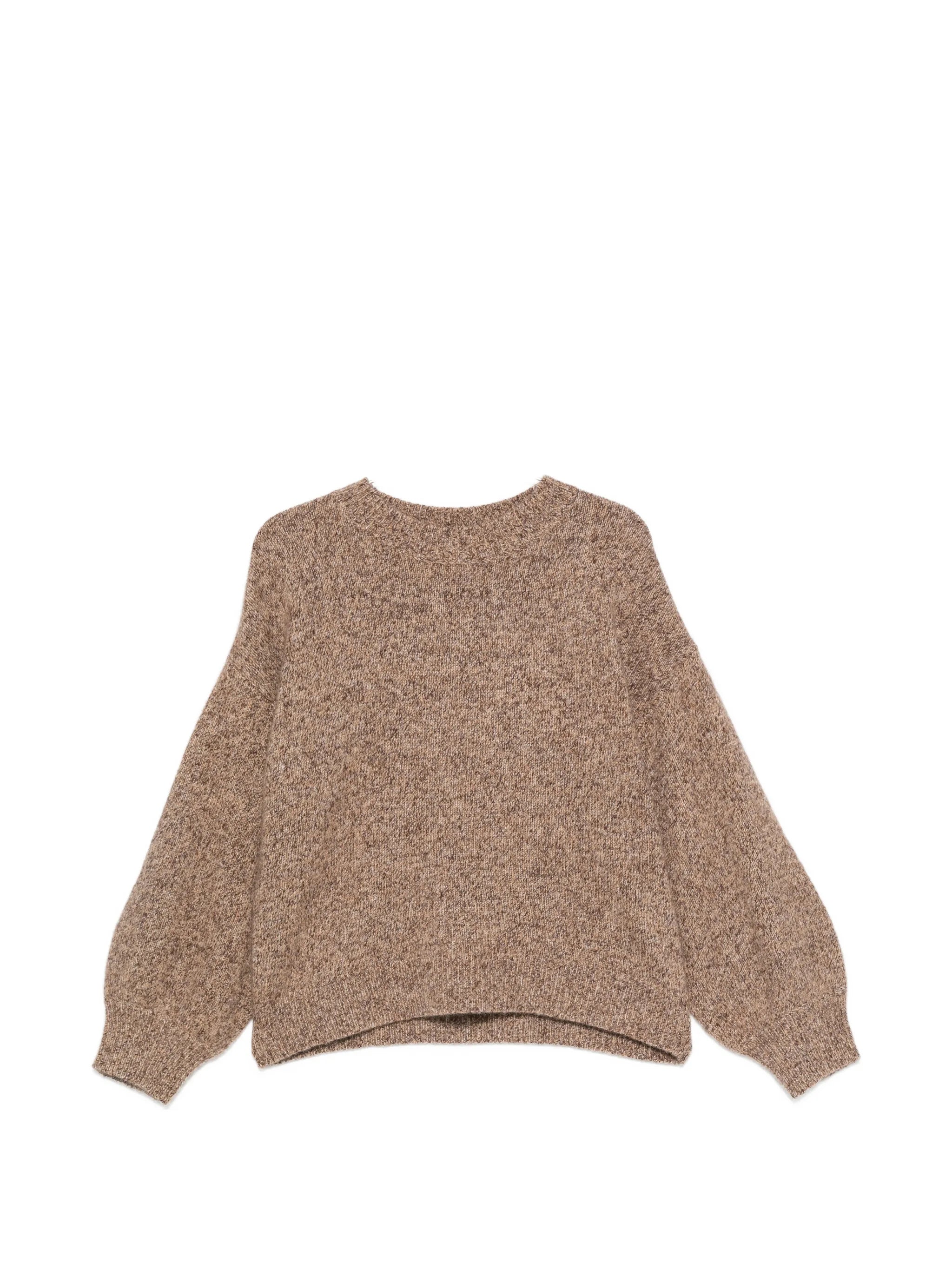 Soft Goat Soft Goat Mélange-effect Crew-neck Sweater