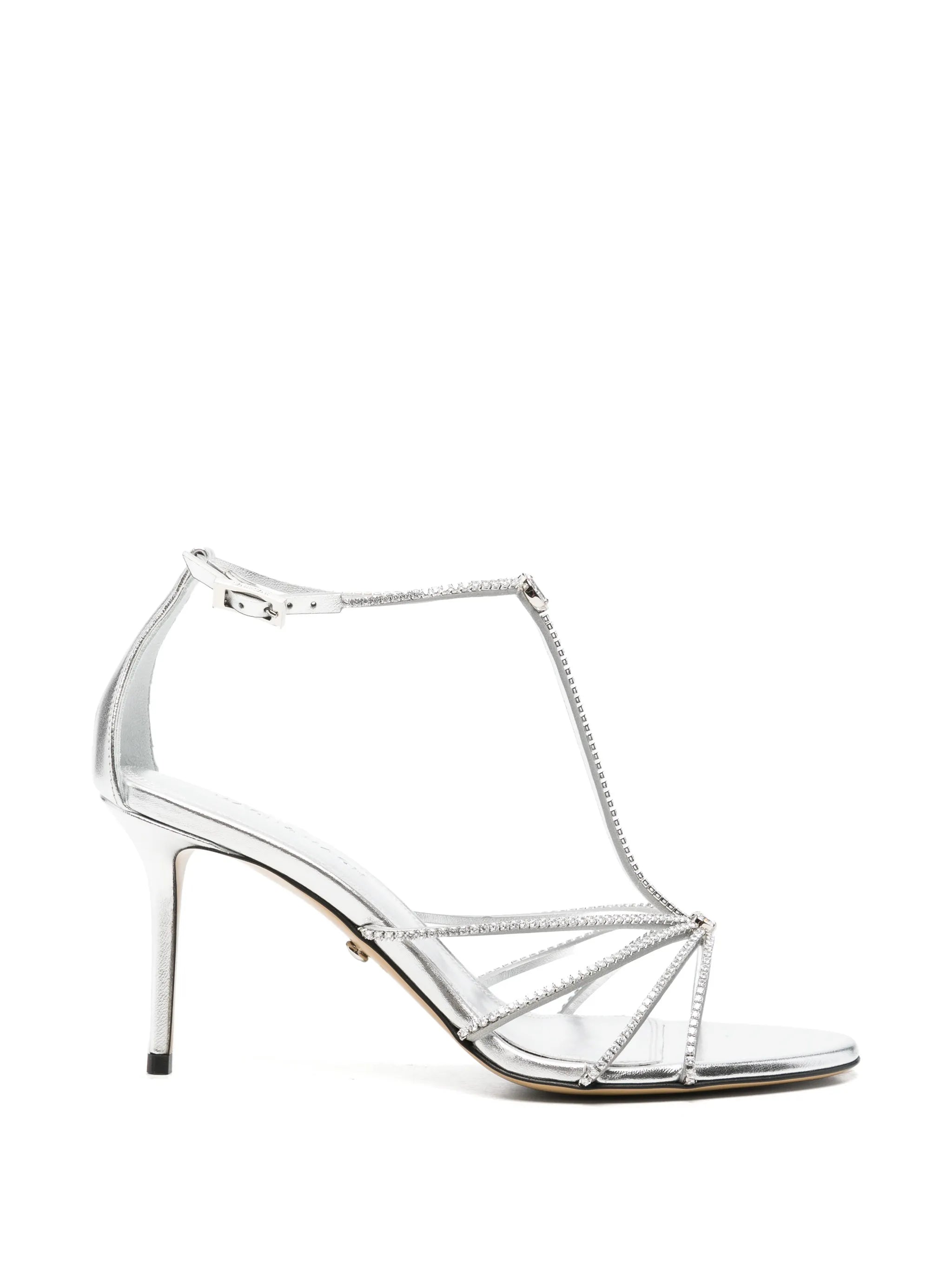 Mach & Mach Mach & Mach Crystal-embellished T-bar Sandals