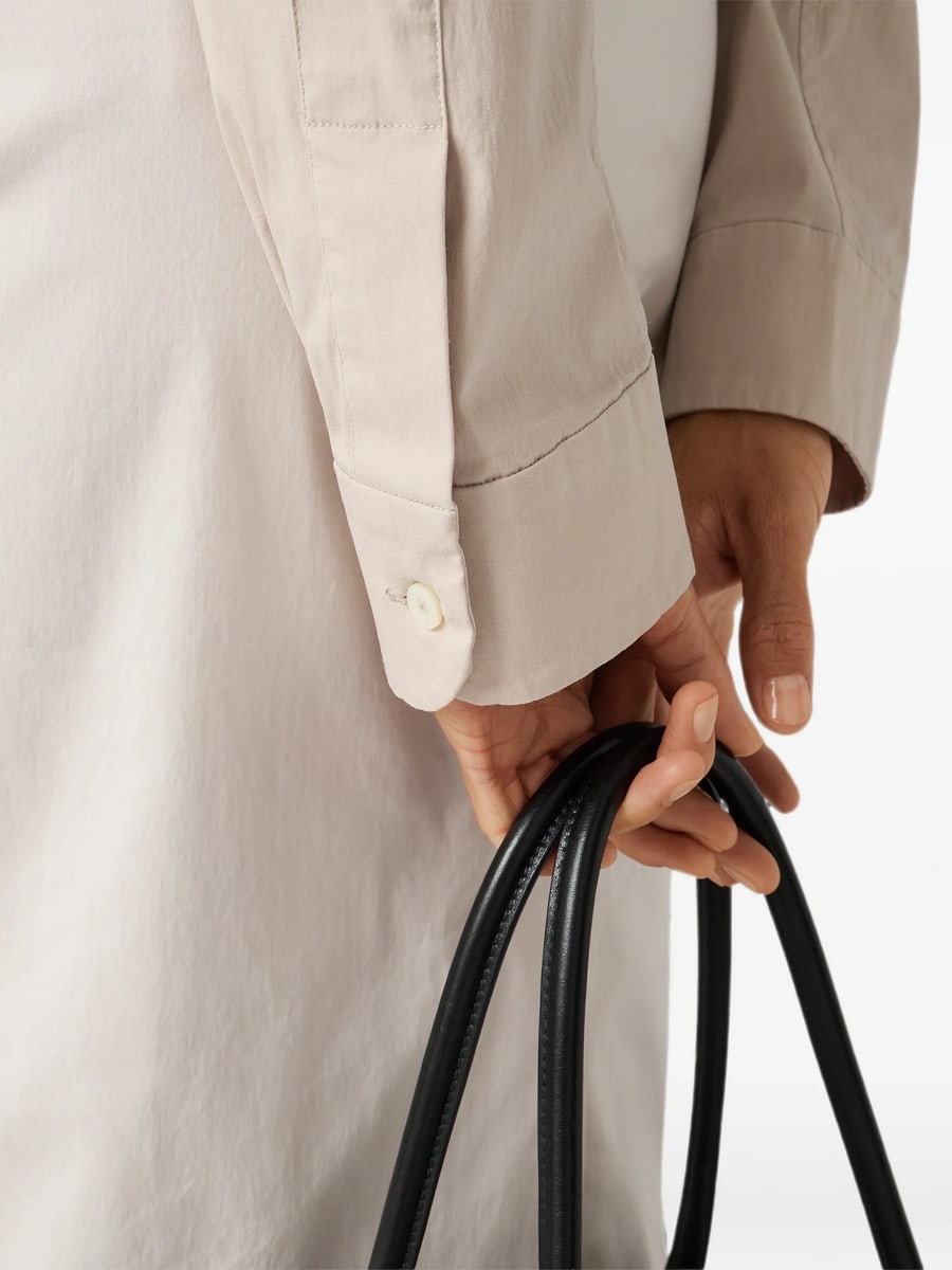 Miu Miu Miu Miu Stretch Poplin Shirt, view 5