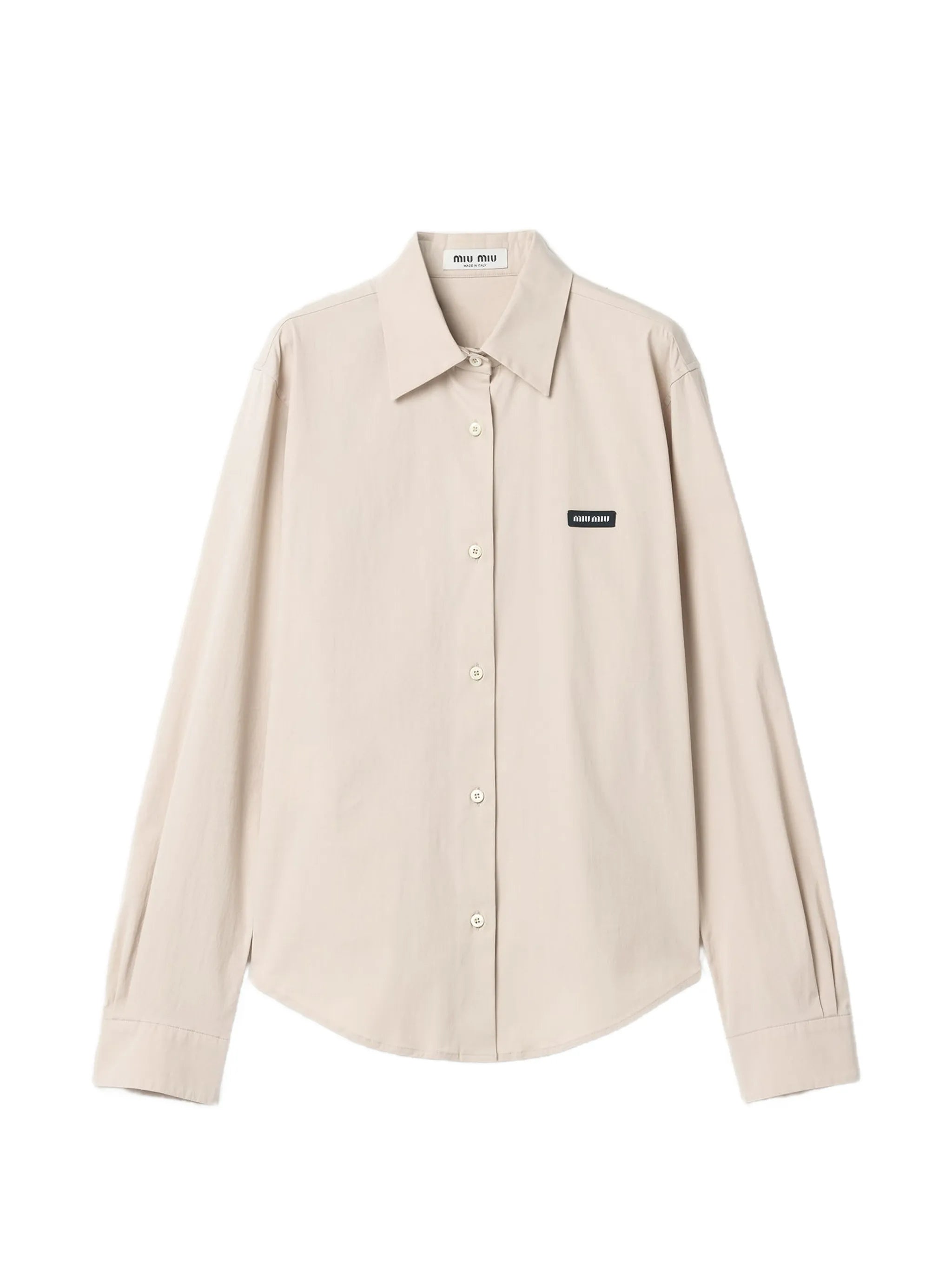 Miu Miu Miu Miu Stretch Poplin Shirt