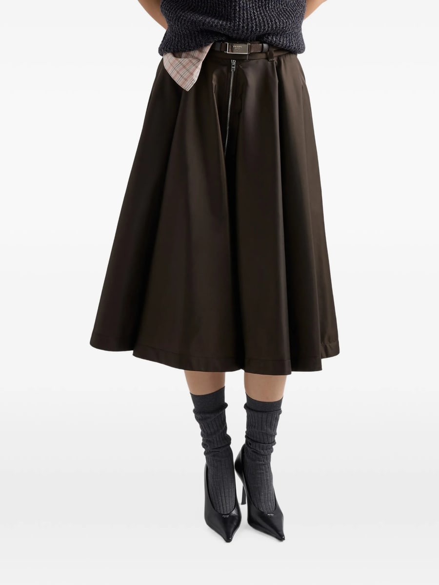Prada Prada Re-Nylon Circle Skirt, view 4