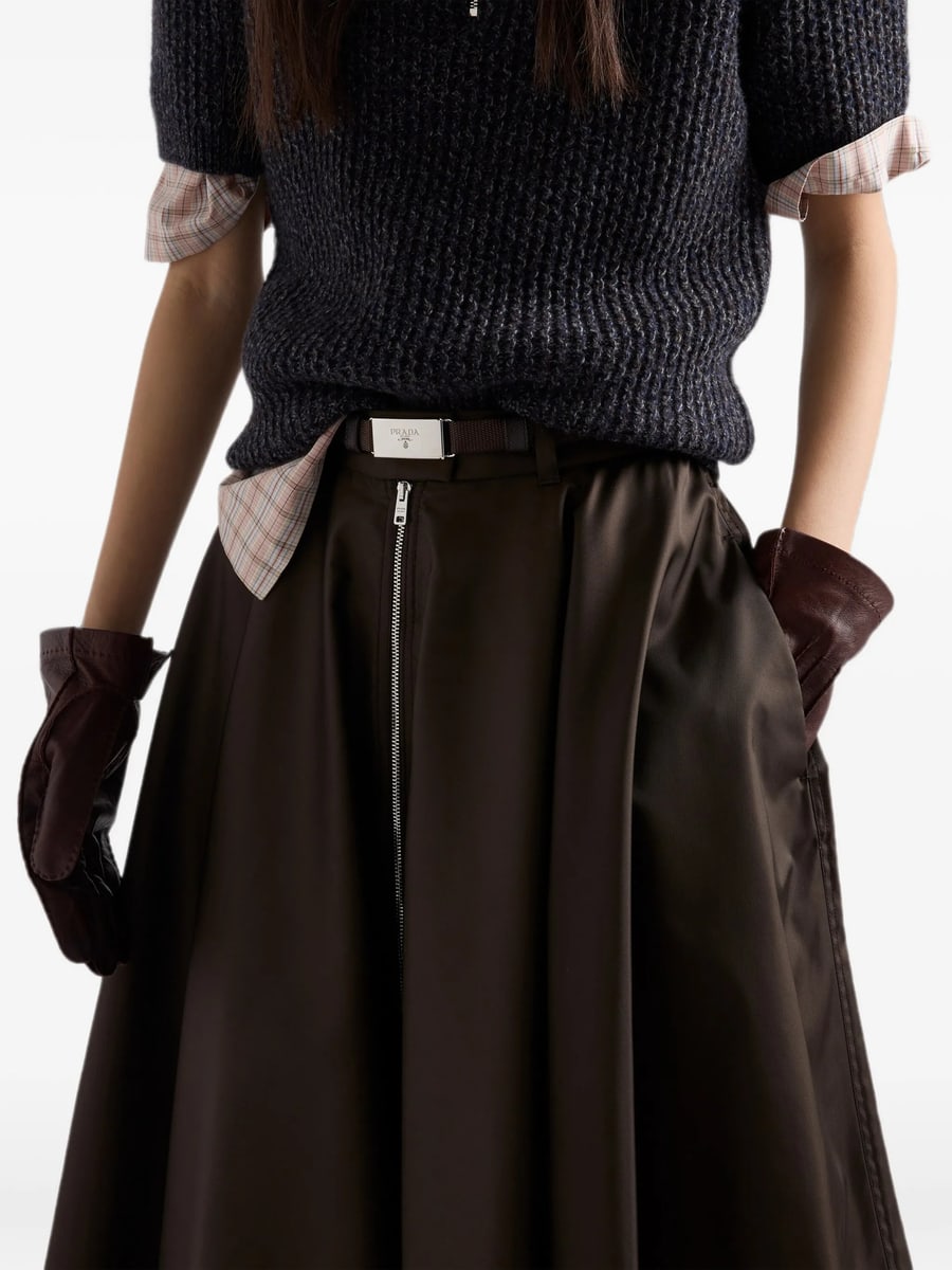 Prada Prada Re-Nylon Circle Skirt, view 5