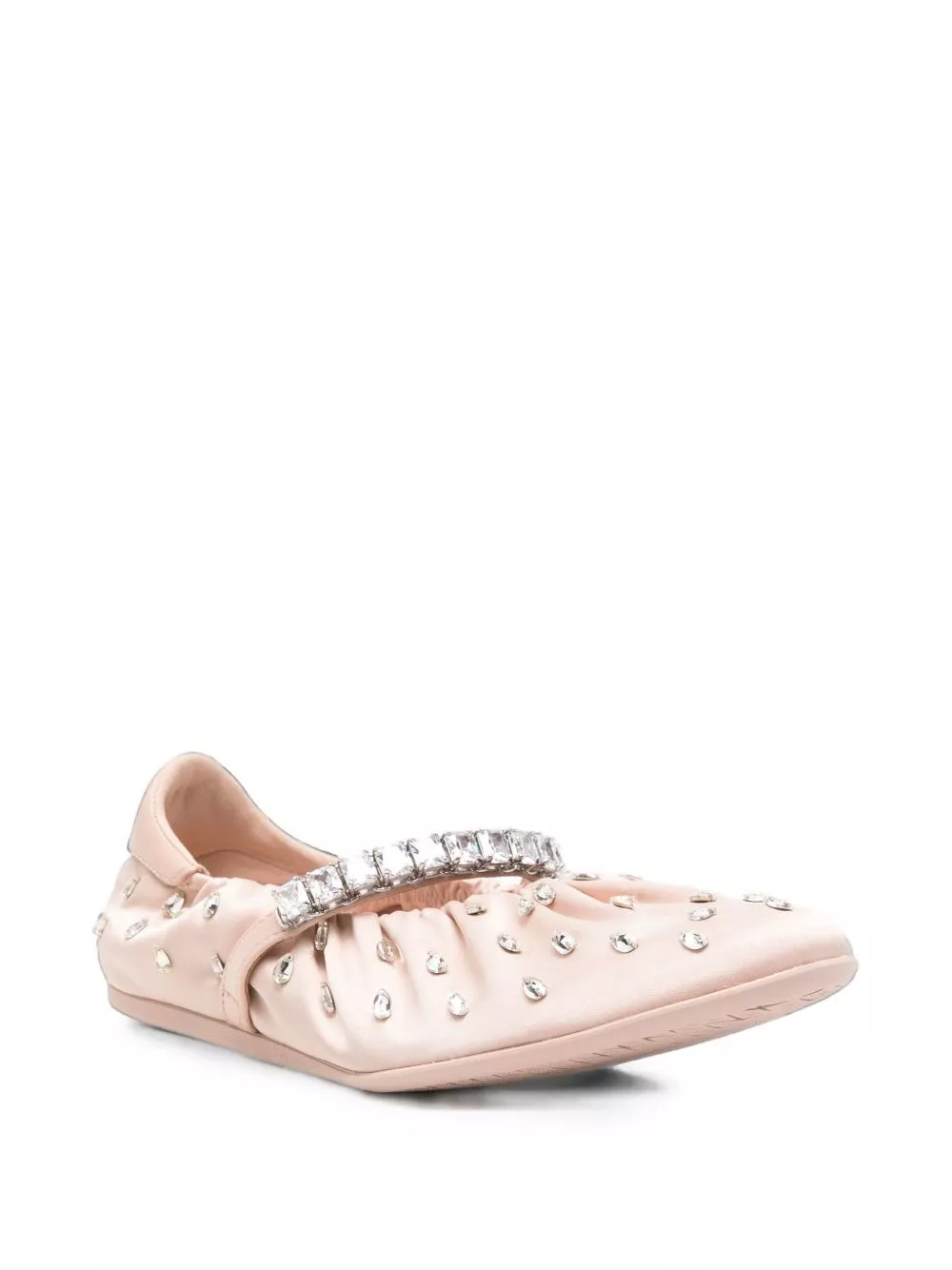 Jimmy Choo Ballerine in pelle Jade, view 2