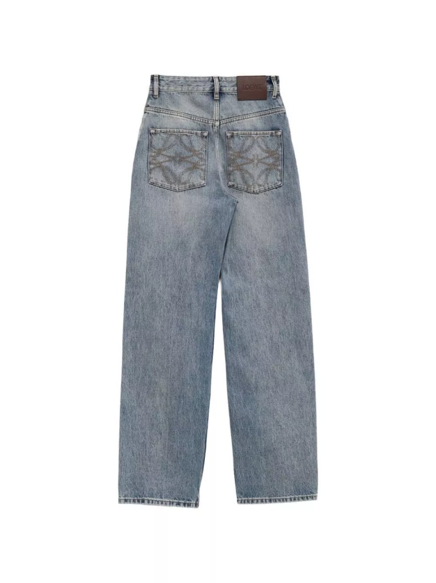 Loewe Jeans in denim Anagram, view 3