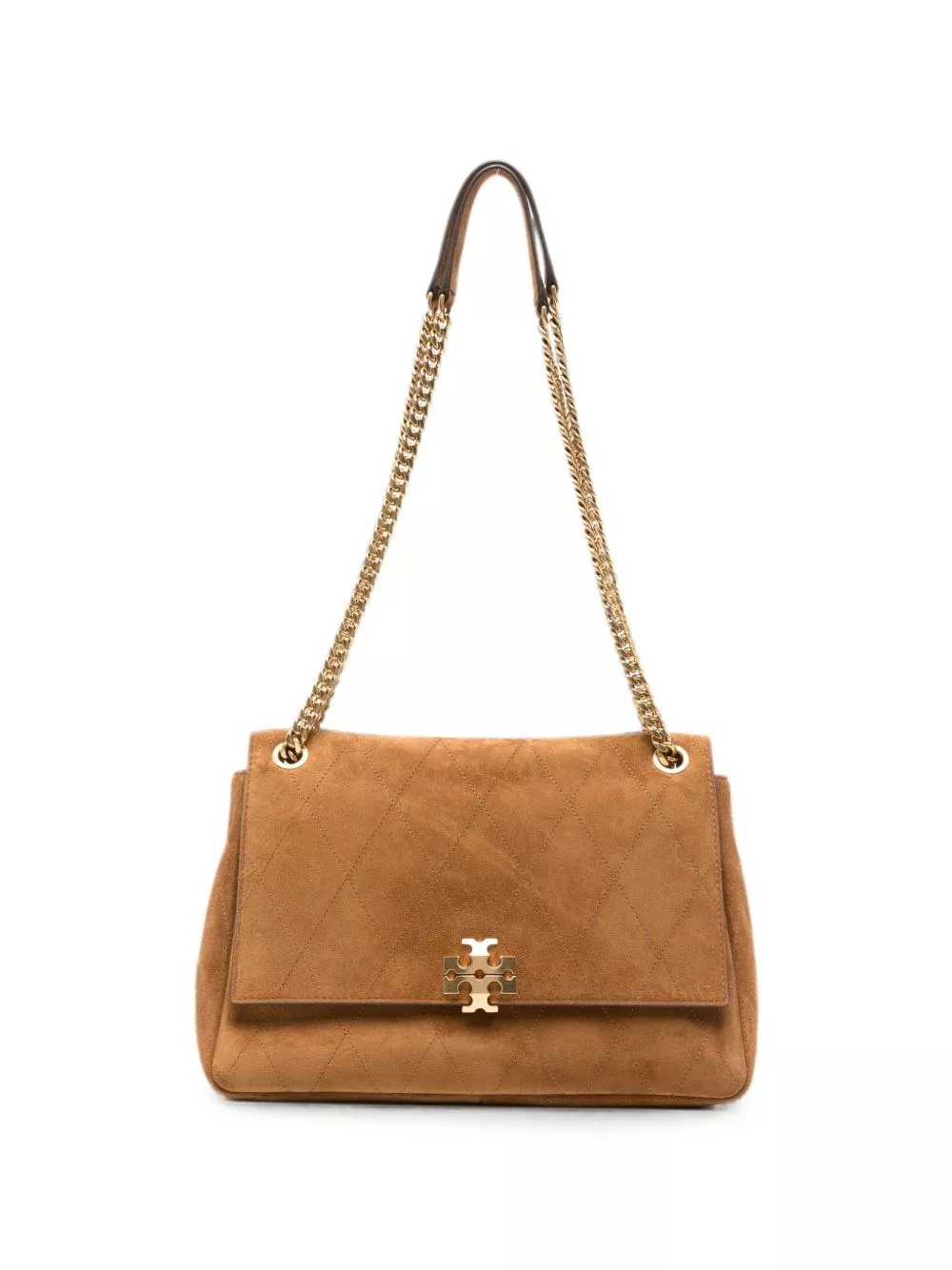 Tory Burch Borsa a spalla in pelle scamosciata Charlie