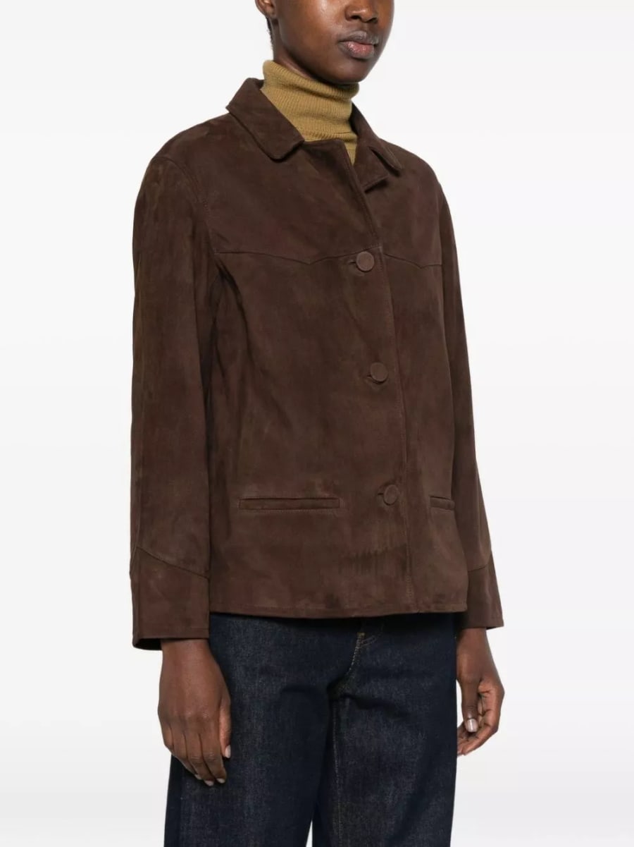 Tory Burch Giacca blazer in pelle, view 4