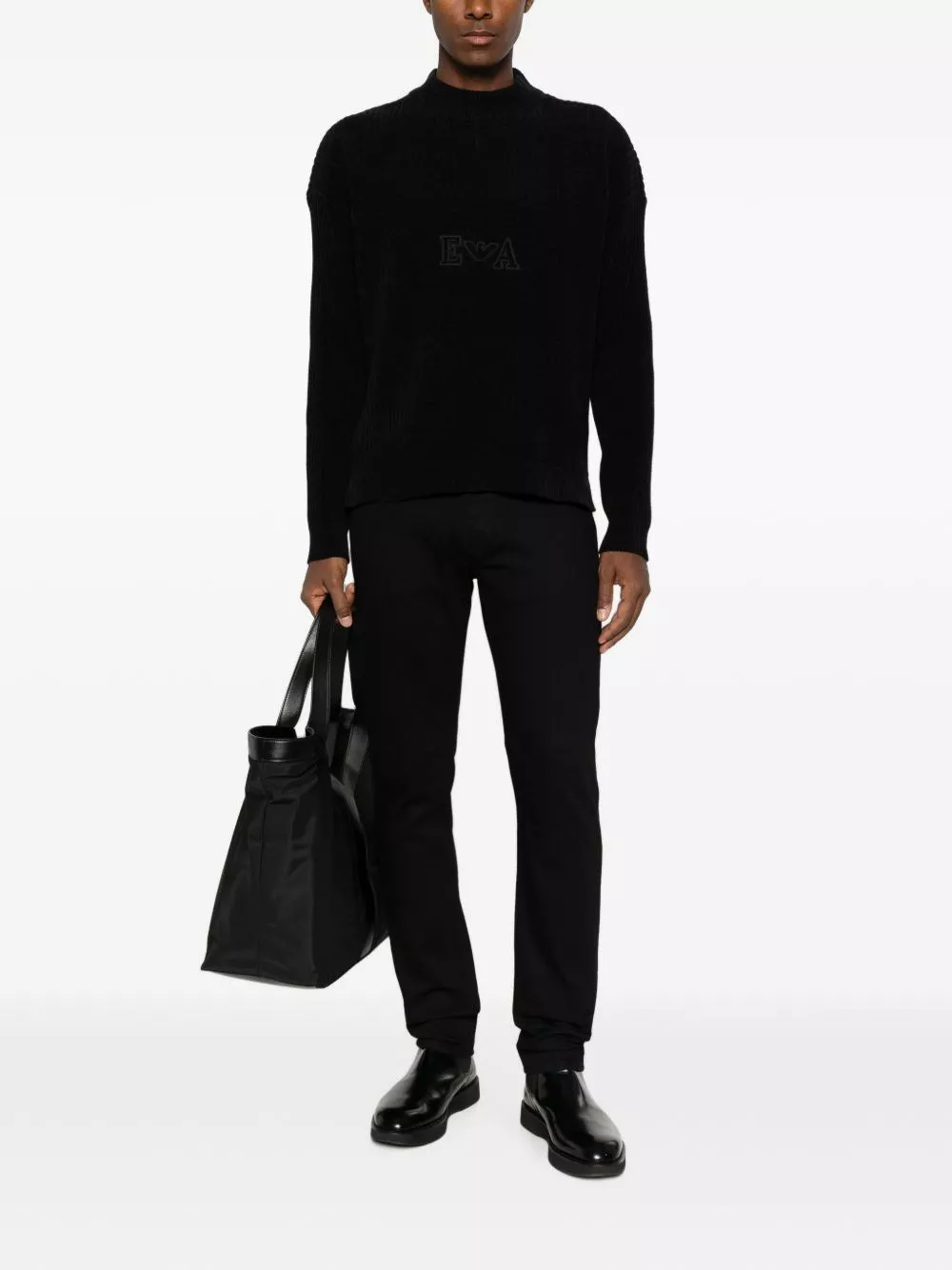 Emporio Armani Jeans in denim di cotone, view 2