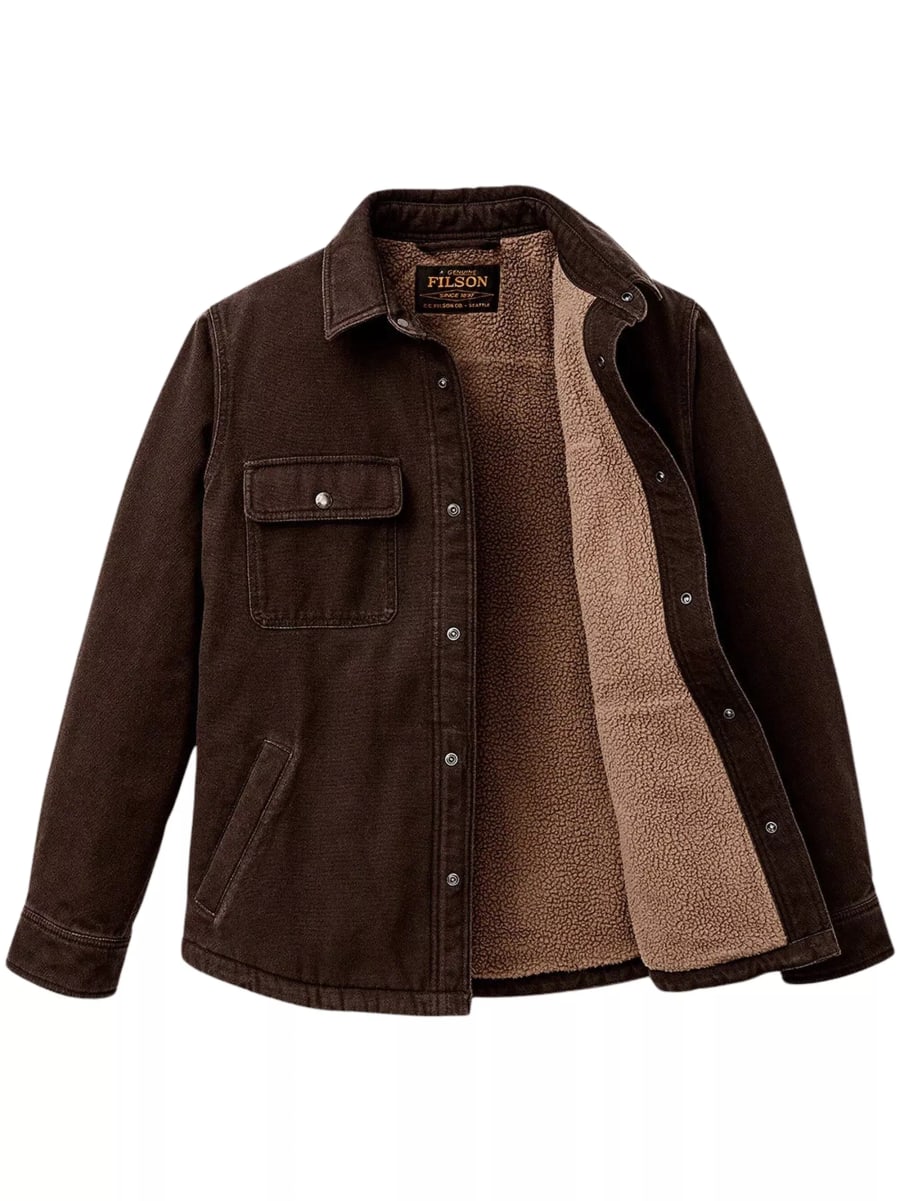 Filson Camicia in felpa foderata, view 3