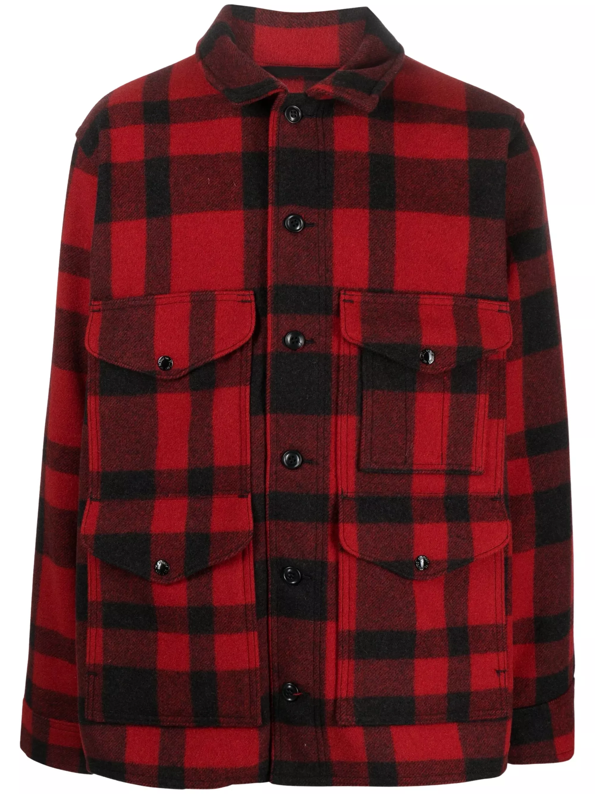 Filson Giacca in plaid di lana Mackinaw