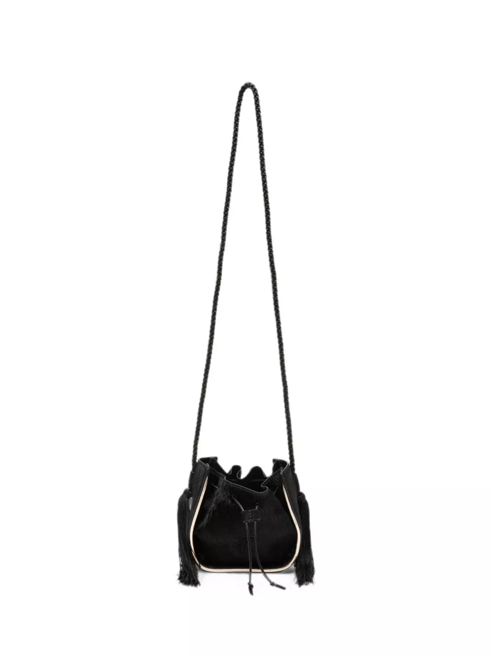 Forte_Forte La mia borsa a secchiello in pelle Pepita