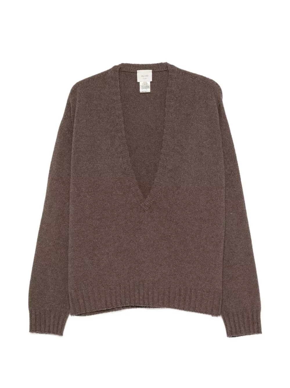 Alysi Maglione in lana a scollo a V