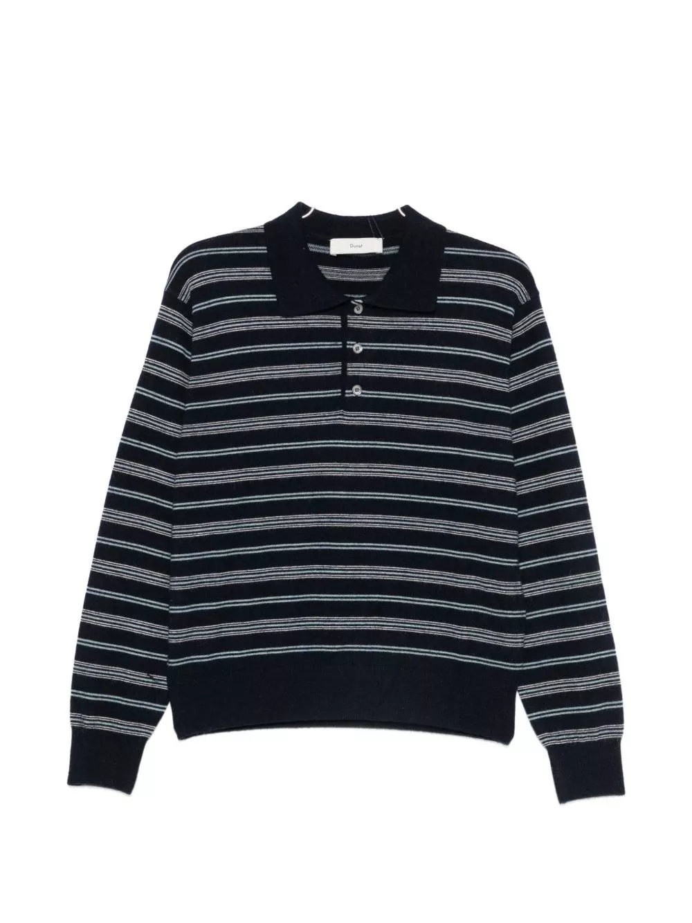 Dunst Polo a righe in misto lana