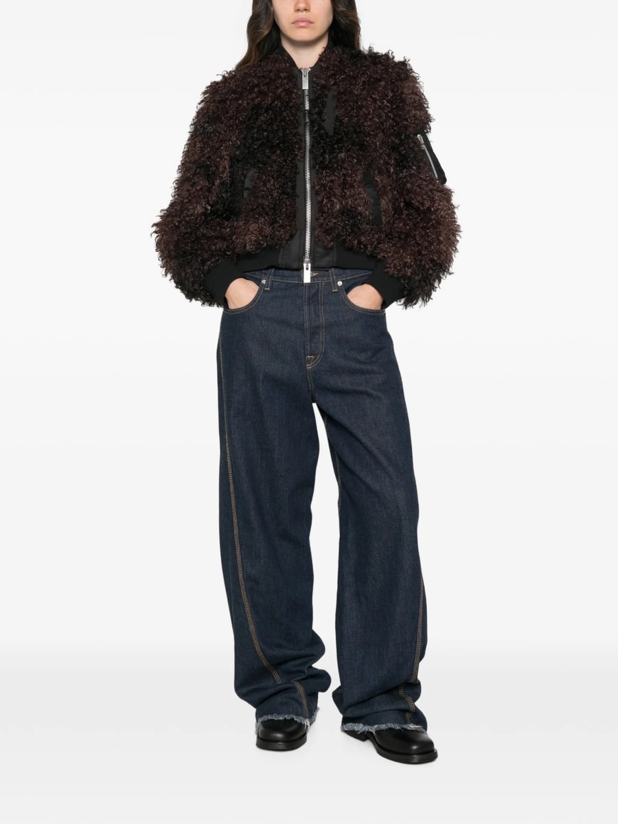 Sacai Sacai Zip-up Bomber Jacket, view 3