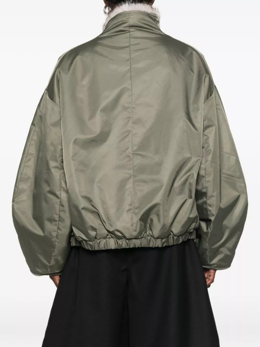 The frankie shop Giacca bomber reversibile in pelliccia sintetica Vera, view 6