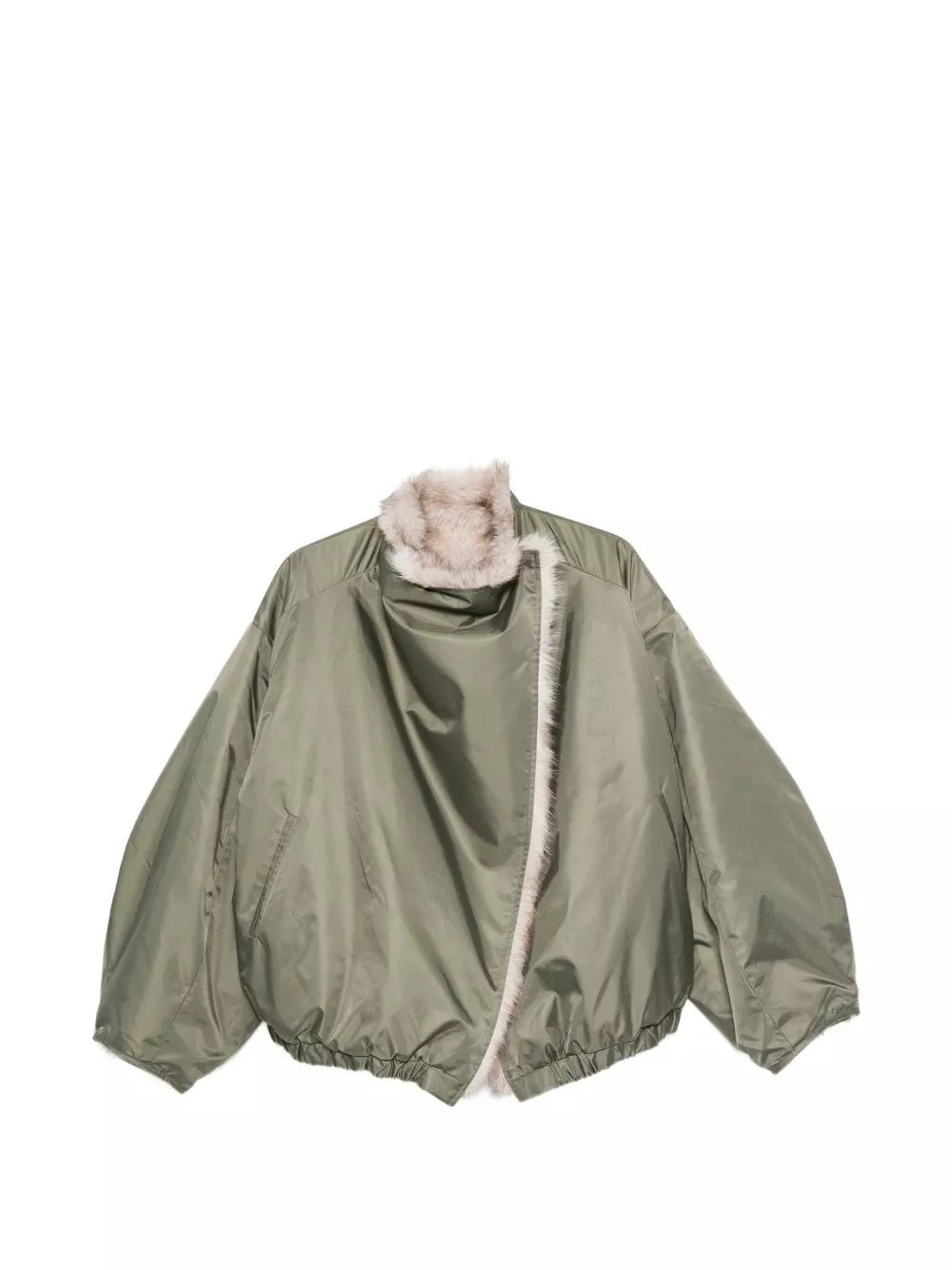 The frankie shop Giacca bomber reversibile in pelliccia sintetica Vera