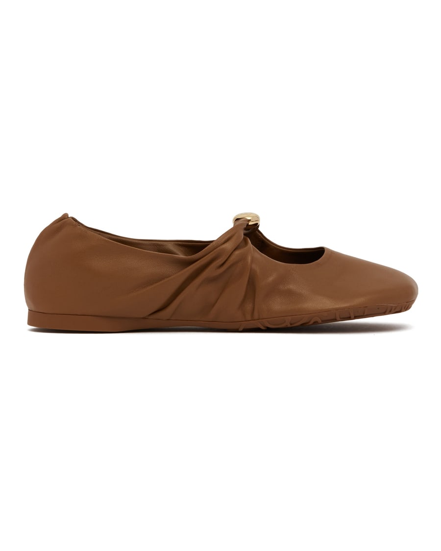 Loewe Ballerine Pebble Soft Marroni, view 2