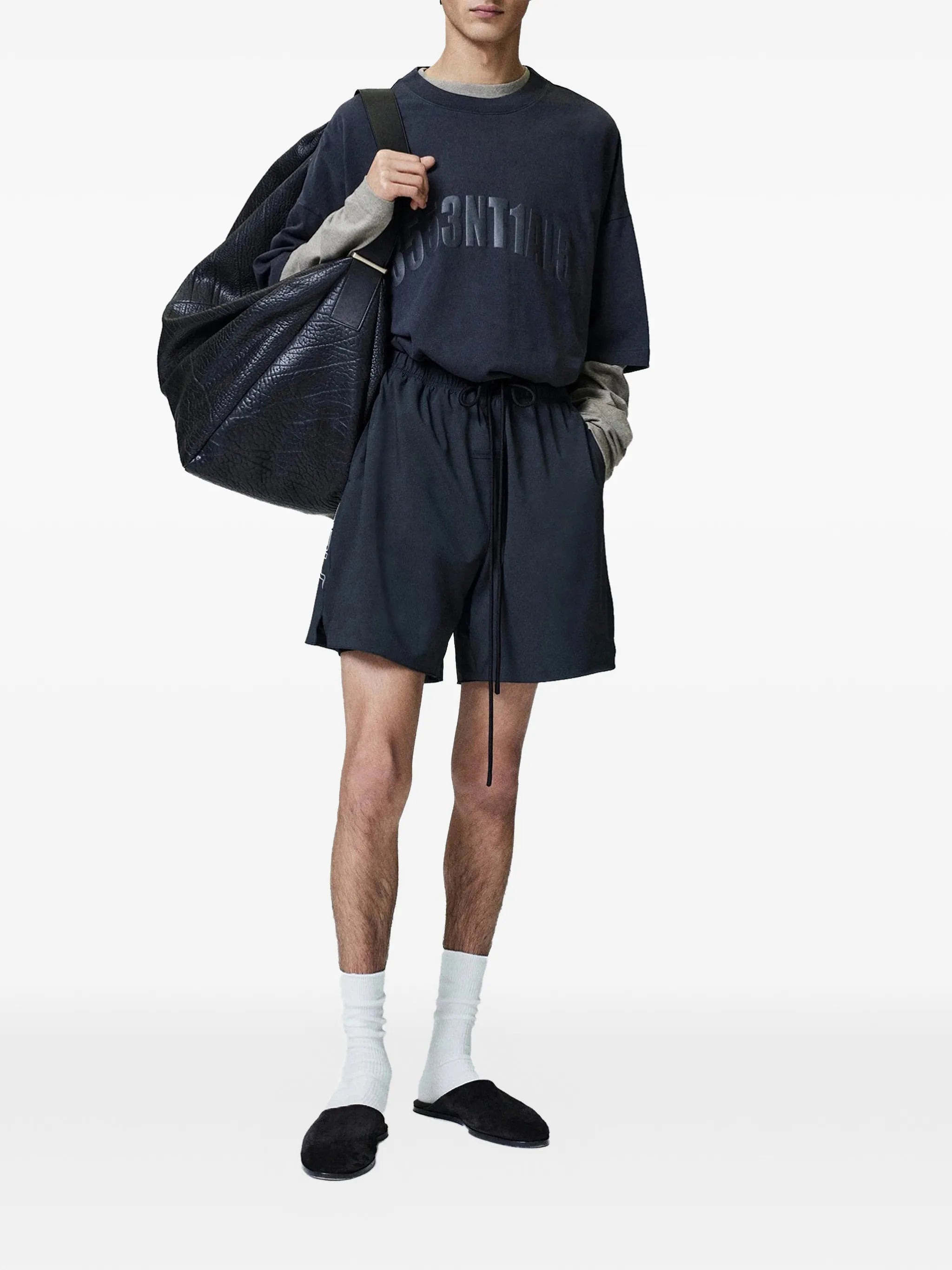 Fear of God Essentials Fear Of God Essentials Los Angeles 90s Text-print T-shirt, view 2