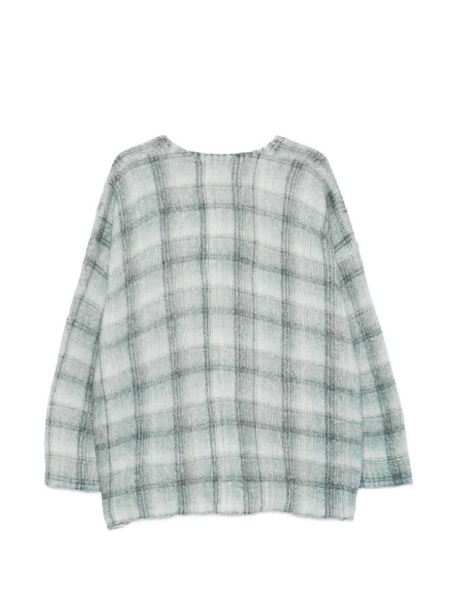 R13 R13 Plaid-pattern Cardigan, view 3