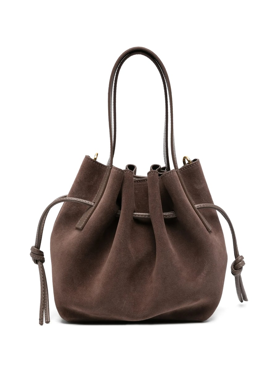 Yuzefi Yuzefi Mini Scallop Suede Tote Bag