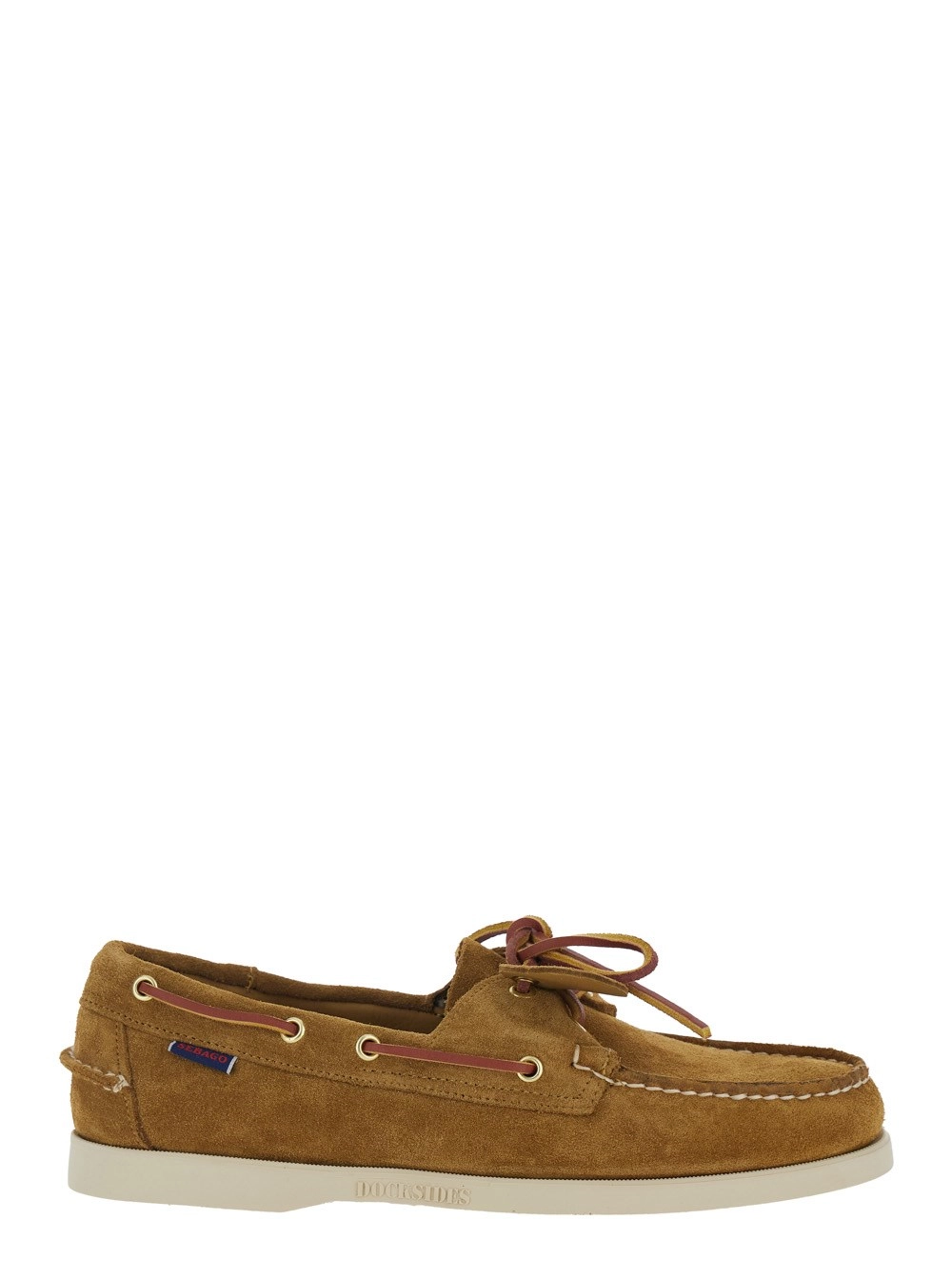 Sebago Mocassini 'PORTLAND' Marrone con Punta Arrotondata in Pelle Uomo