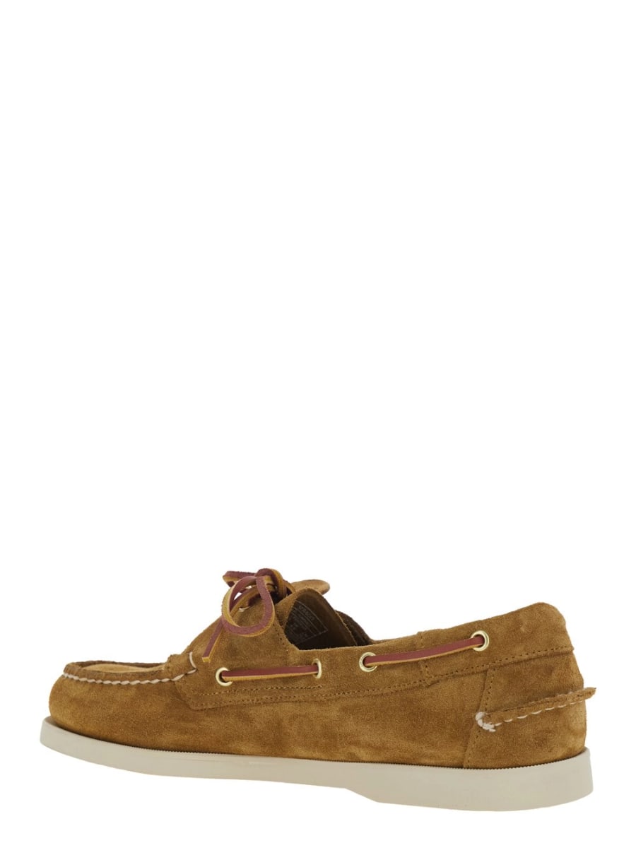 Sebago Mocassini 'PORTLAND' Marrone con Punta Arrotondata in Pelle Uomo, view 3