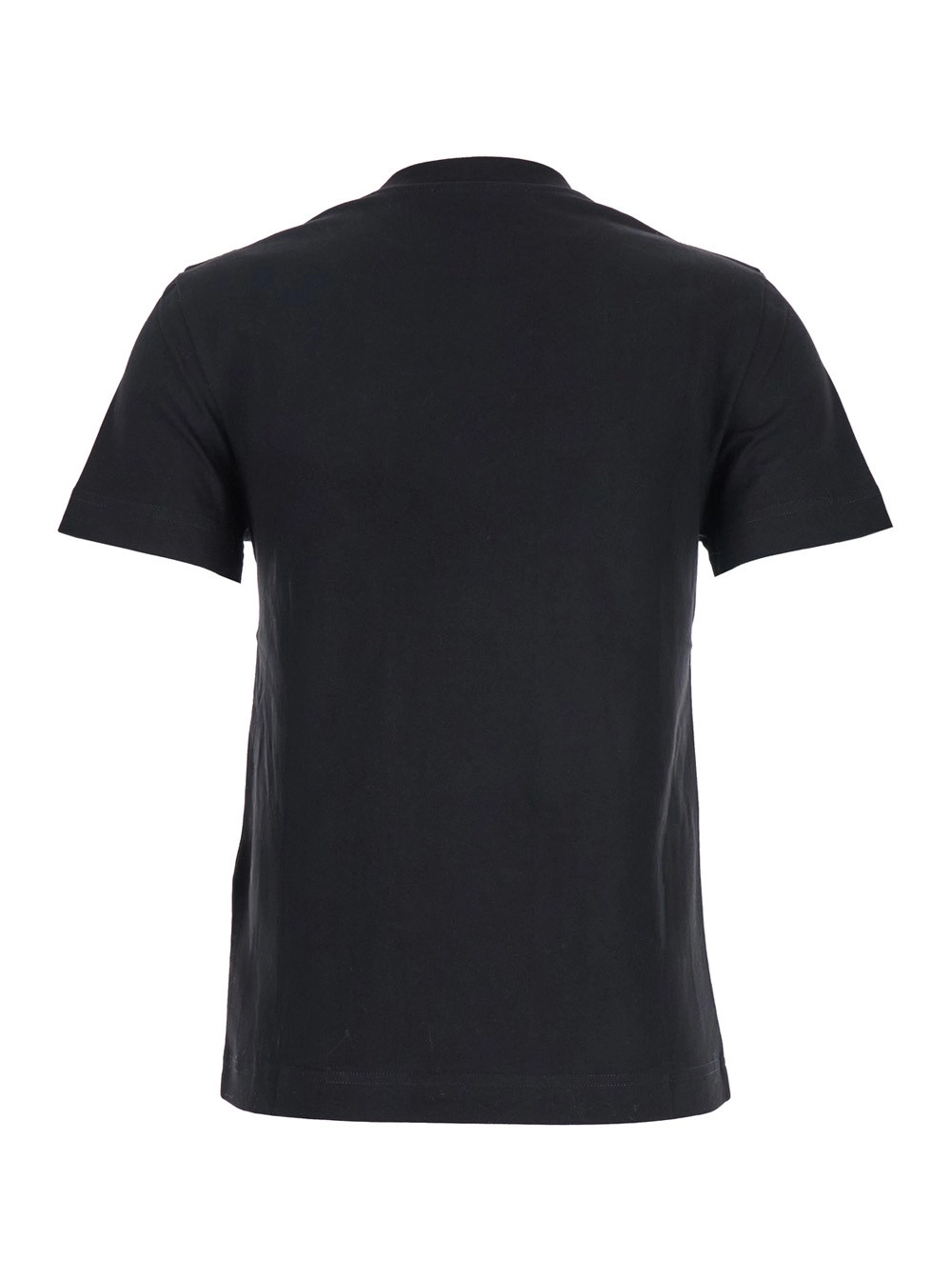 Jacquemus T-Shirt 'Le T-Shirt Gros Grain' Girocollo con Patch Logo sul Fronte in Cotone Nera Donna, view 2