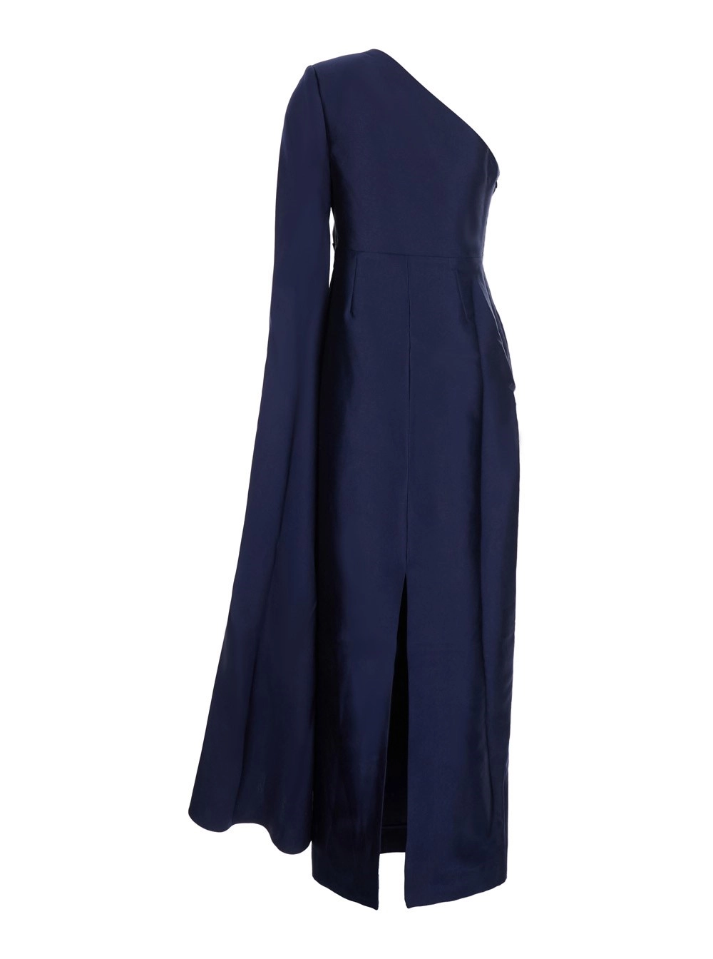 Solace london Abito Lungo 'VEYA MAXI DRESS' Blu con Scollo a V e Maniche Lunghe in Poliestere Donna, view 2
