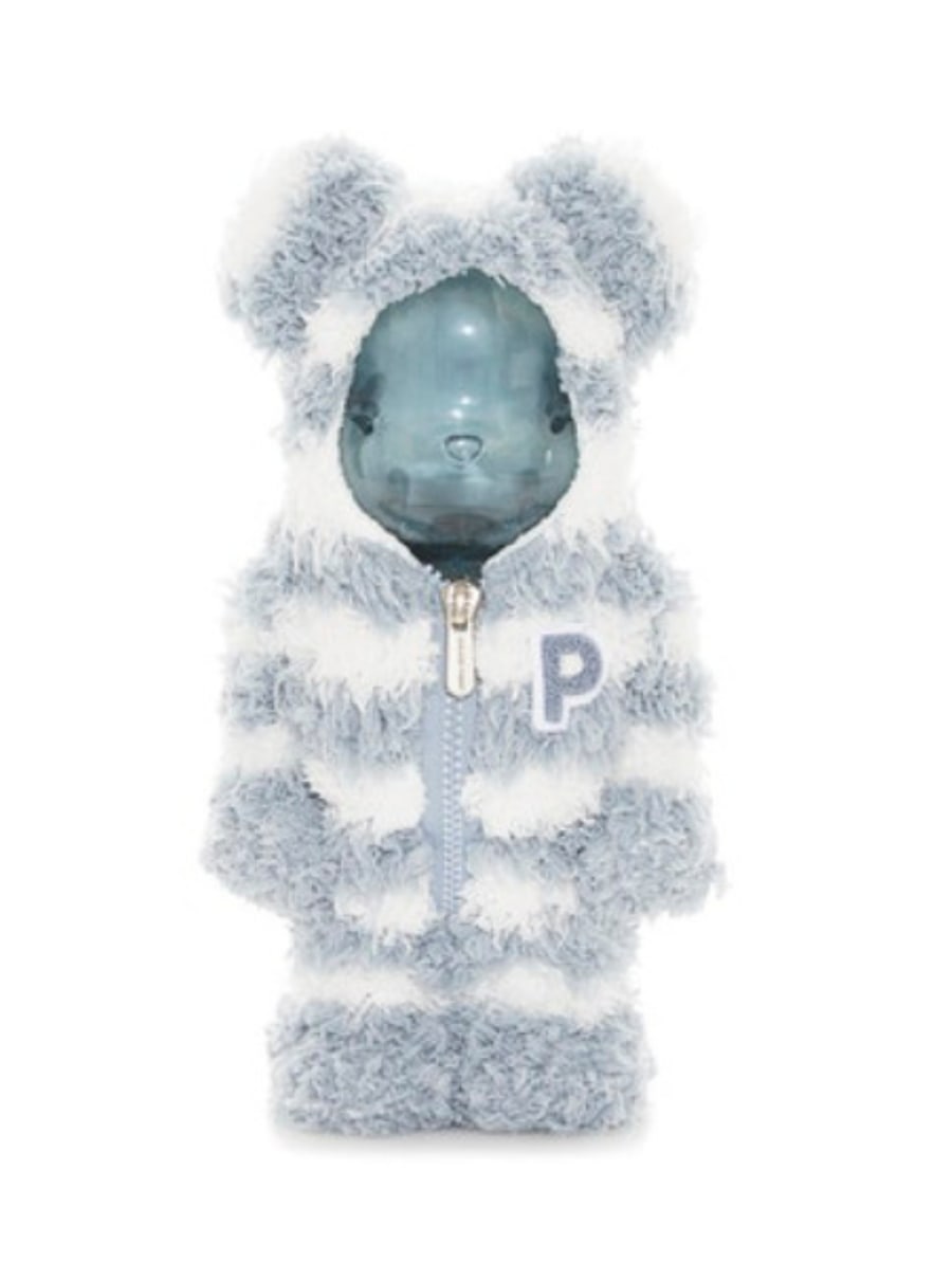 Medicom toy BEARBRICK 400% GELATO PIQUE MINT WHITE con plastica bianca unisex
