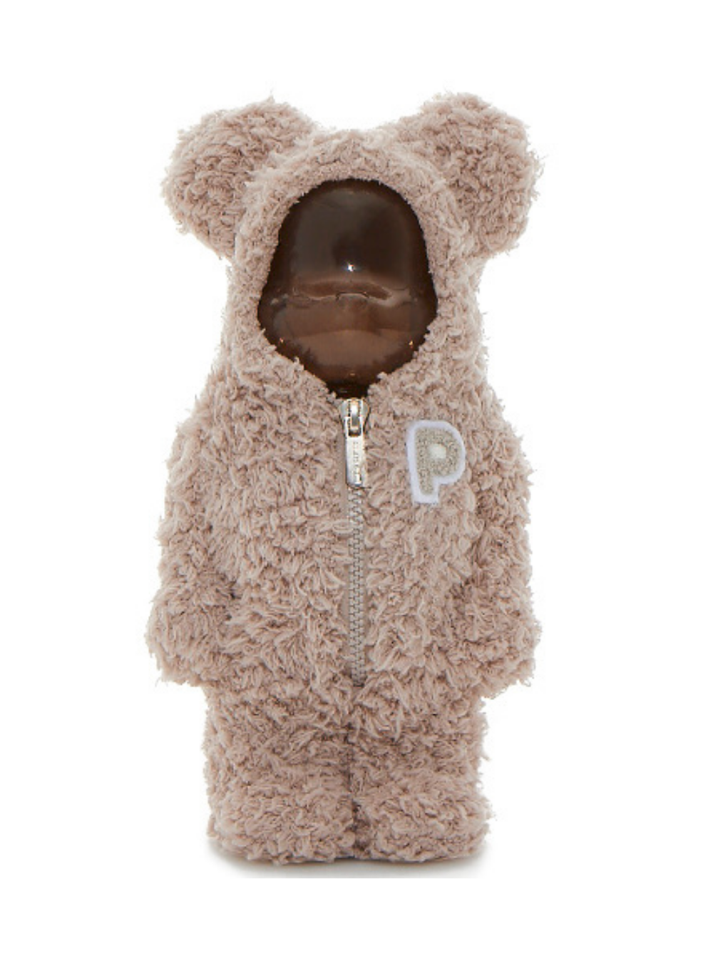 Medicom toy BEARBRICK 400% GELATO PIQUE BEIGE con plastica marrone unisex