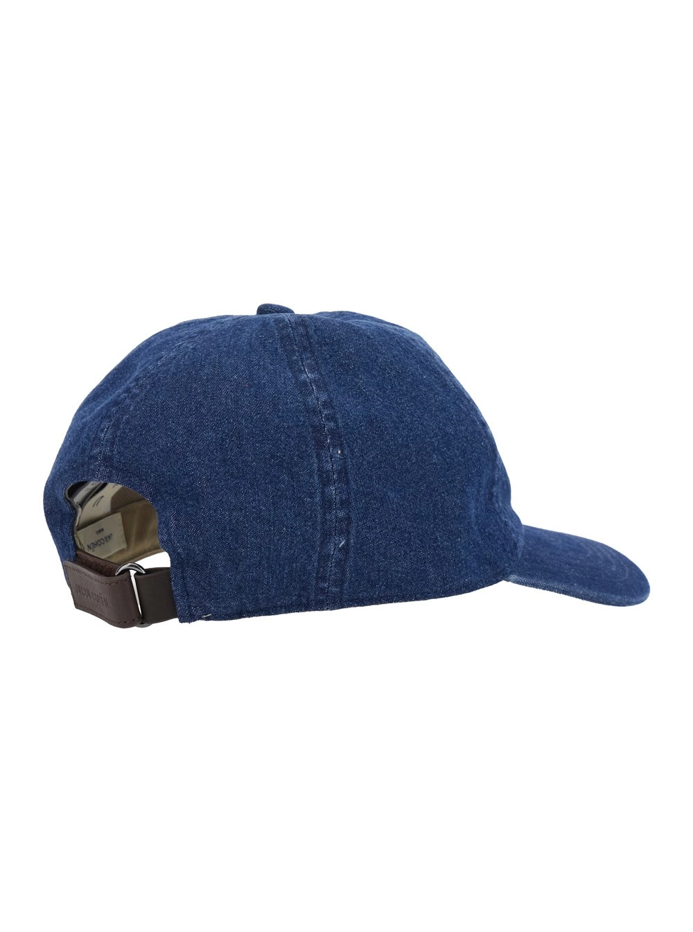 Jacob cohen Cappello da Baseball con Ricamo Logo sul Fronte in Denim Blu Uomo, view 2