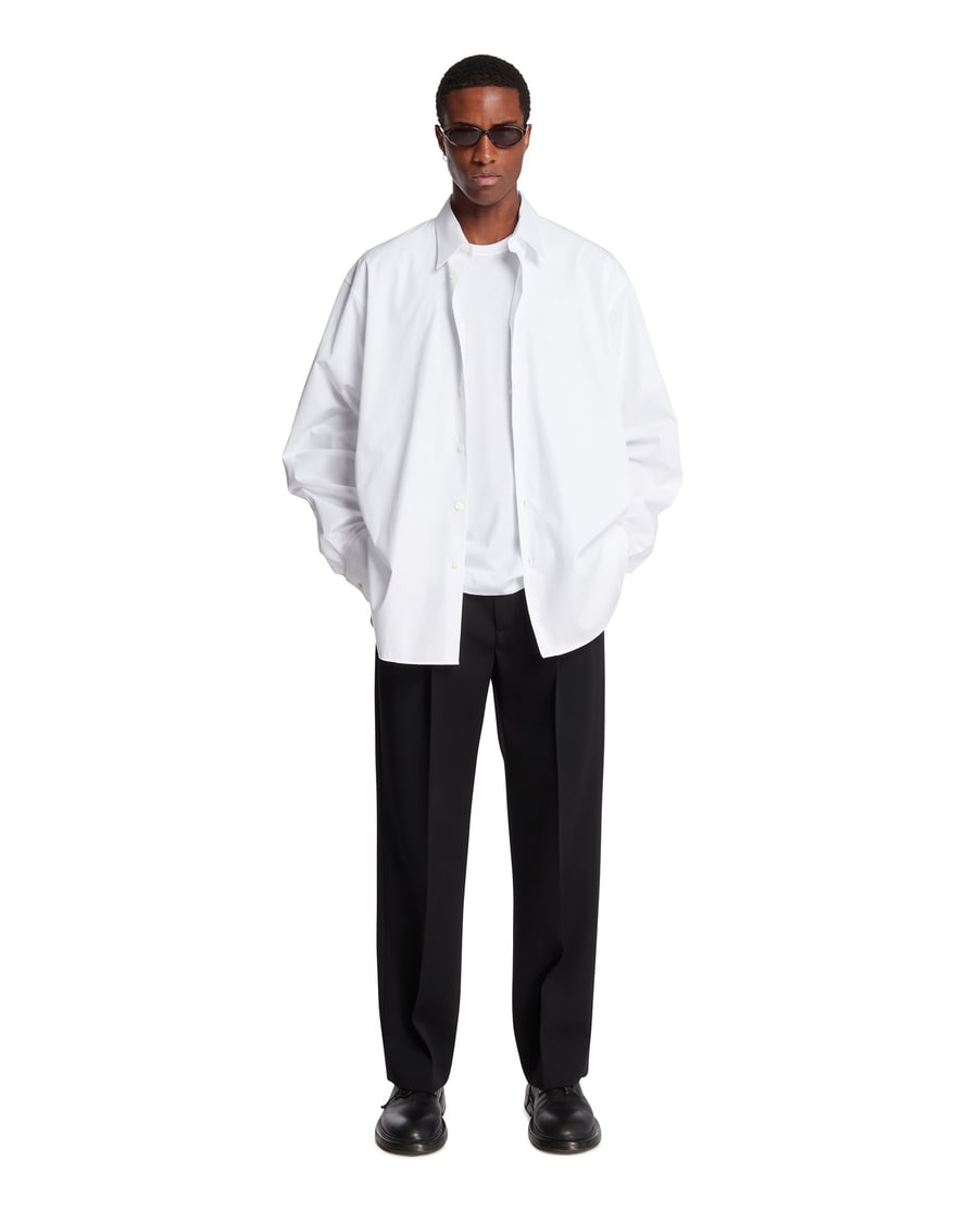 Dries Van Noten Camicia In Cotone Bianca, view 3