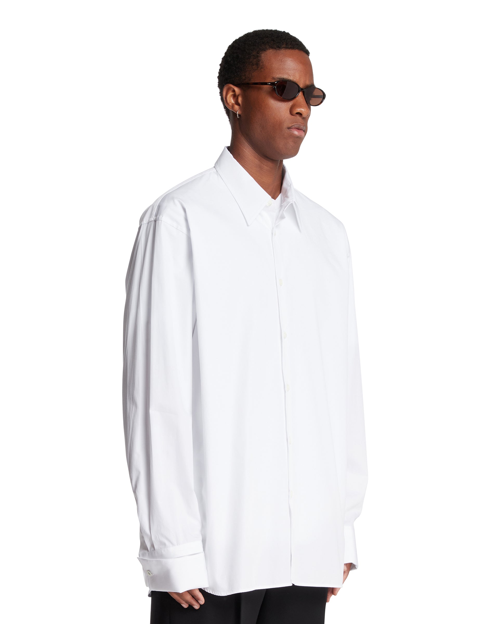 Dries Van Noten Camicia In Cotone Bianca, view 2