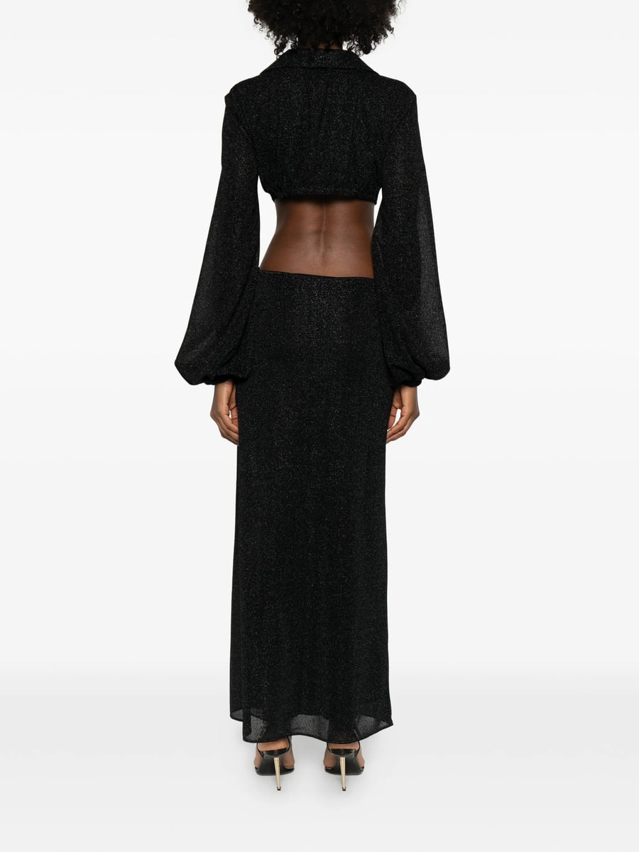Oséree Oséree Cutout Ring Maxi Dress, view 2