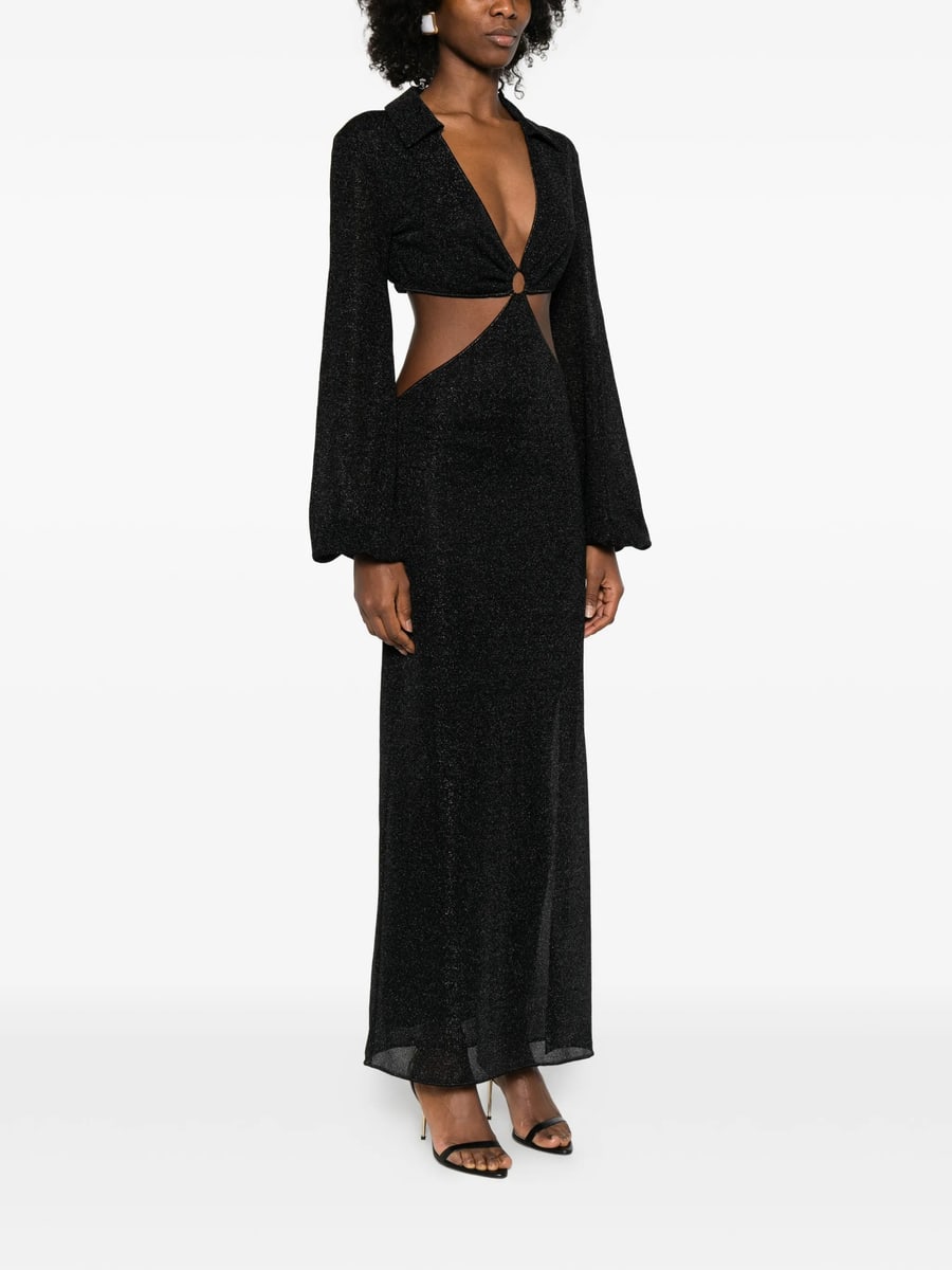 Oséree Oséree Cutout Ring Maxi Dress, view 4