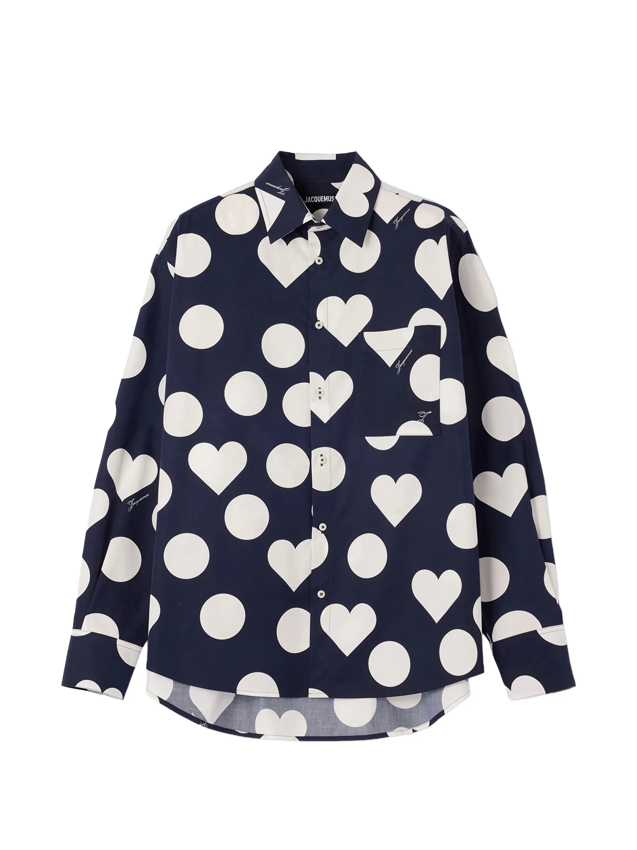 Jacquemus Jacquemus Camargue Heart Polka-dot Shirt