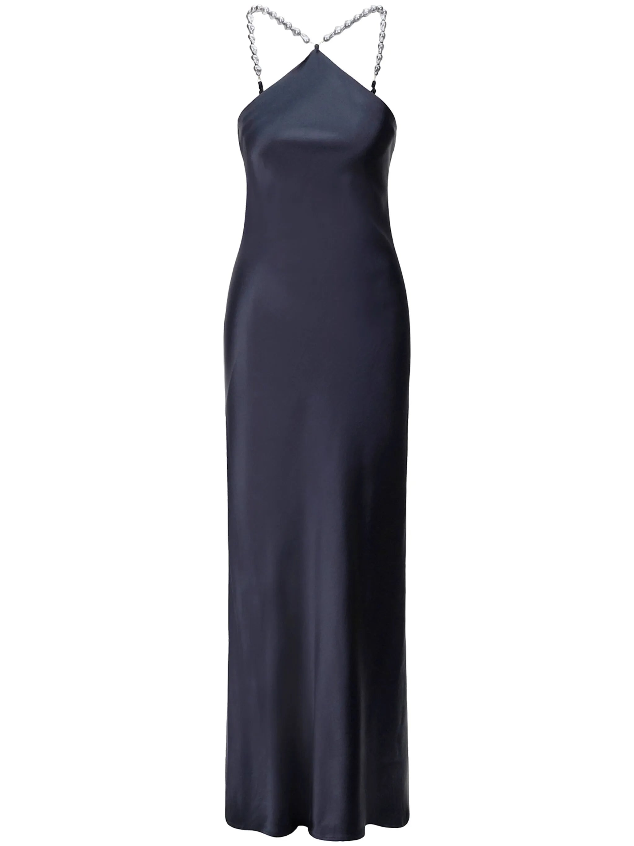 Staud Staud Cadence Satin Maxi Dress
