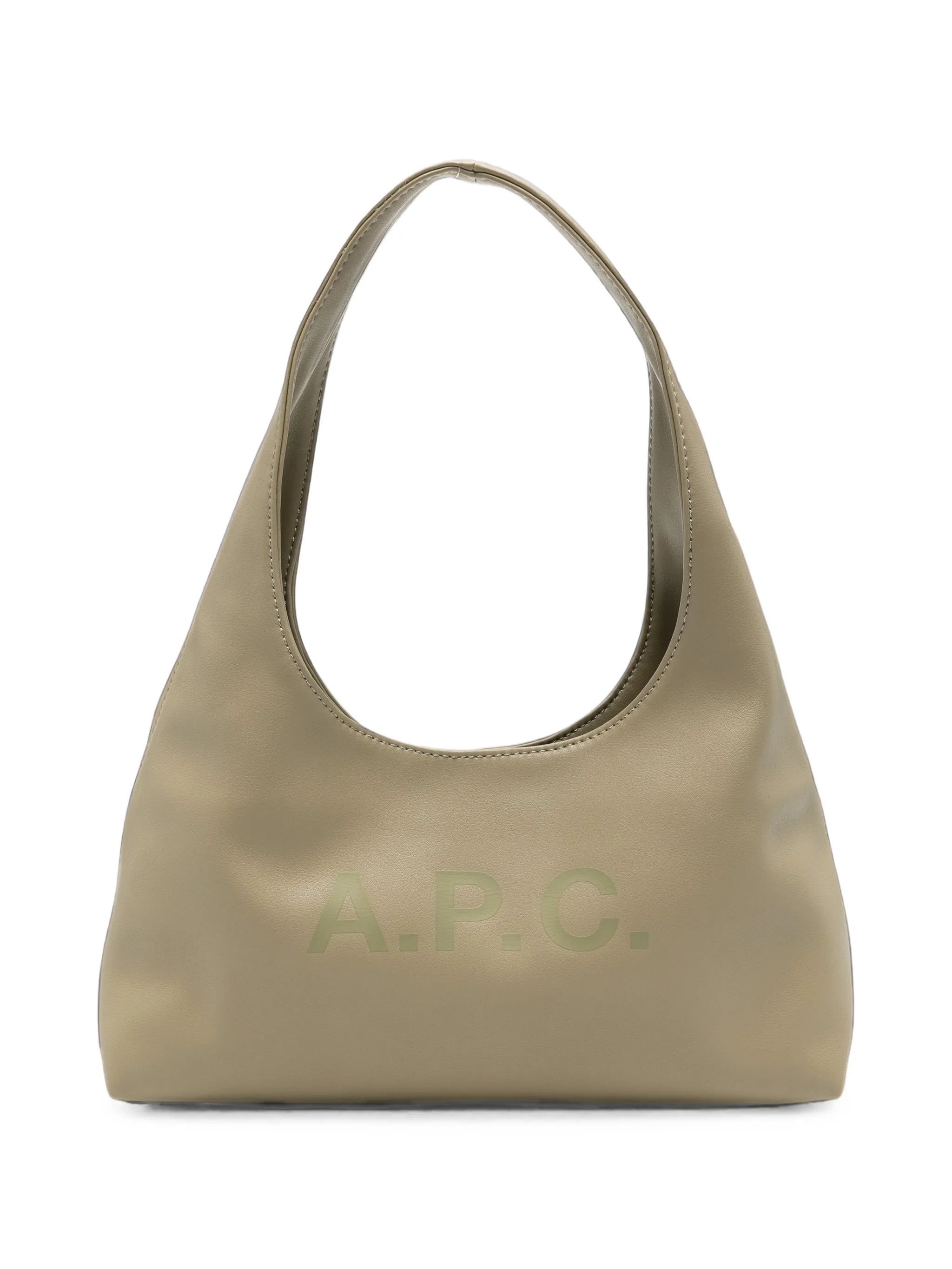 A.P.C. A.p.c. Logo-print Leather Tote Bag