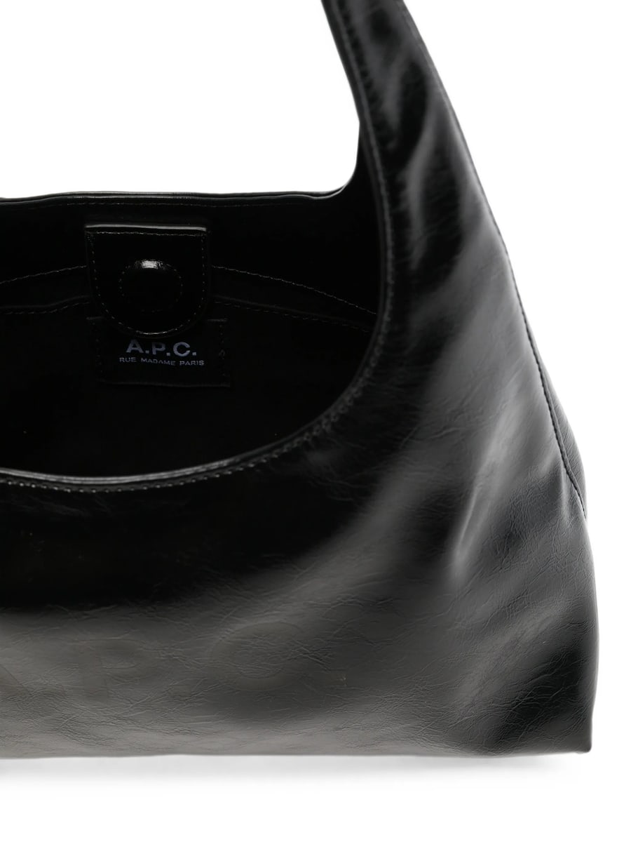 A.P.C. A.p.c. Patent Logo-print Tote Bag, view 3