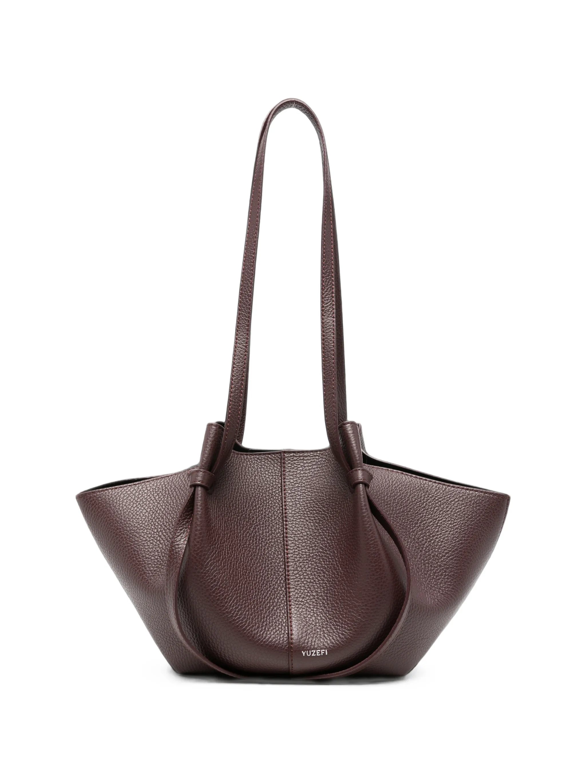 Yuzefi Yuzefi Mochi Grained Leather Tote Bag