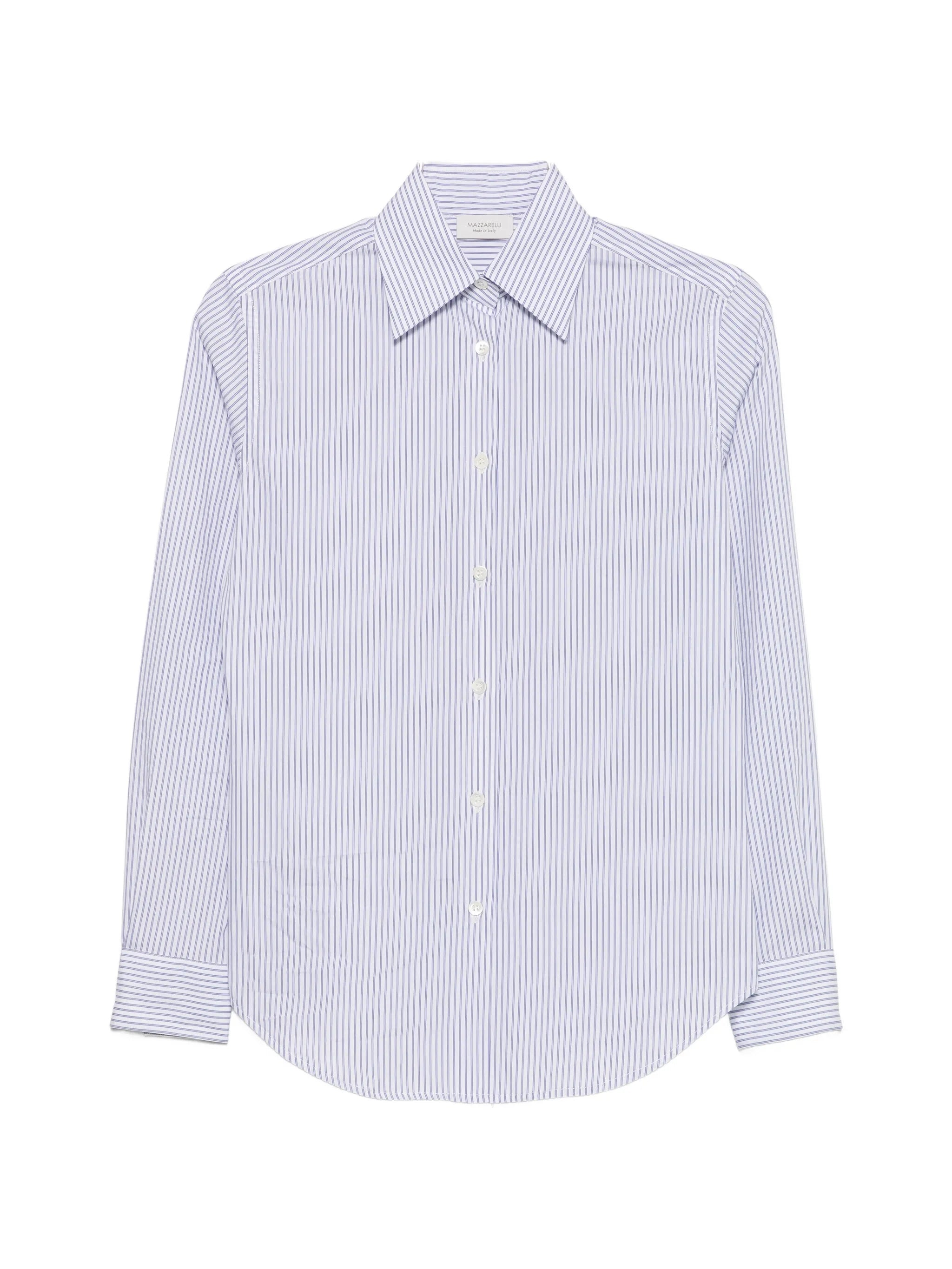 Mazzarelli Mazzarelli Vertical-stripe Long-sleeve Shirt