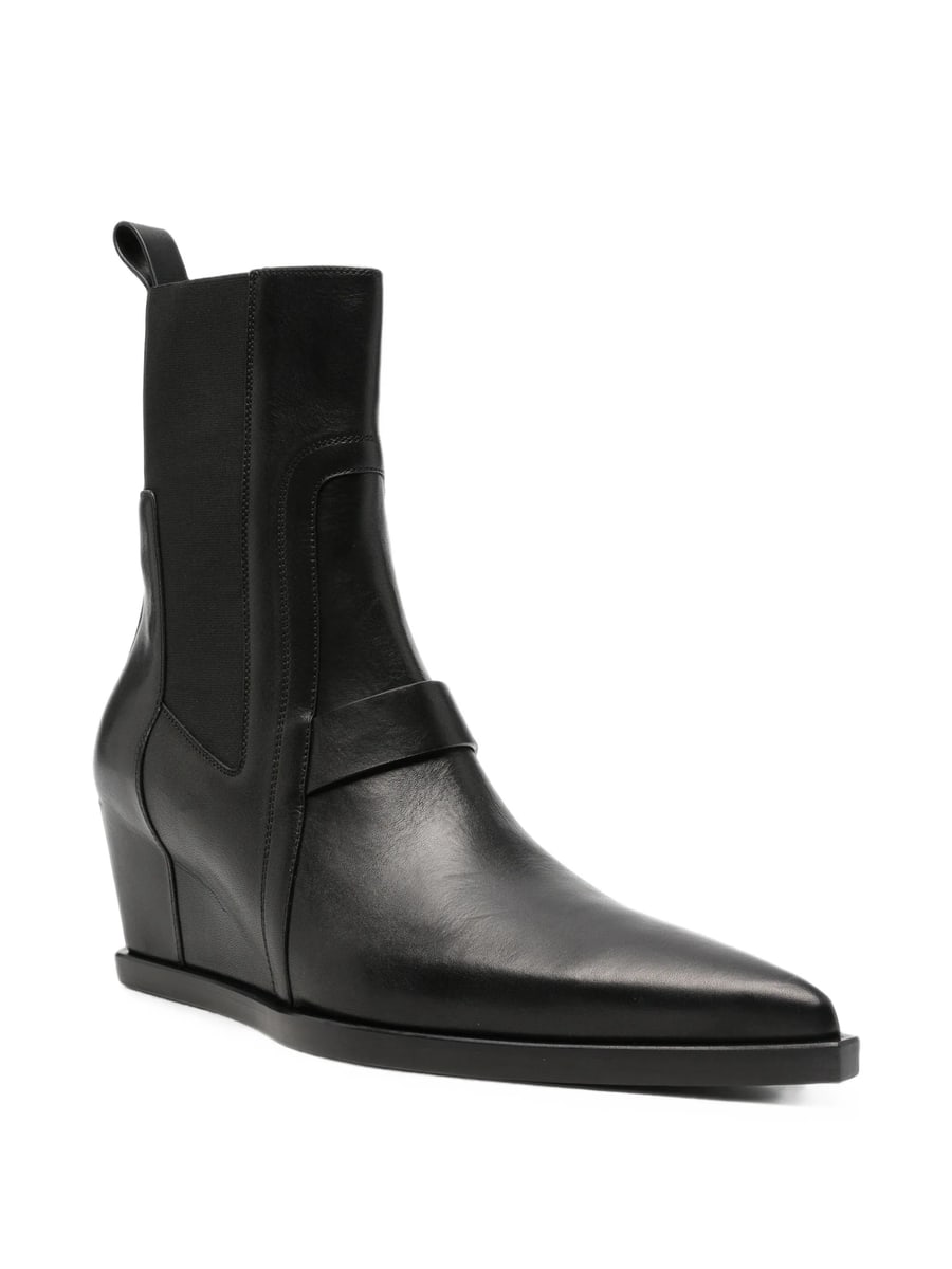 Rick Owens Rick Owens Wedge-heel Pointed-toe Boots, view 3