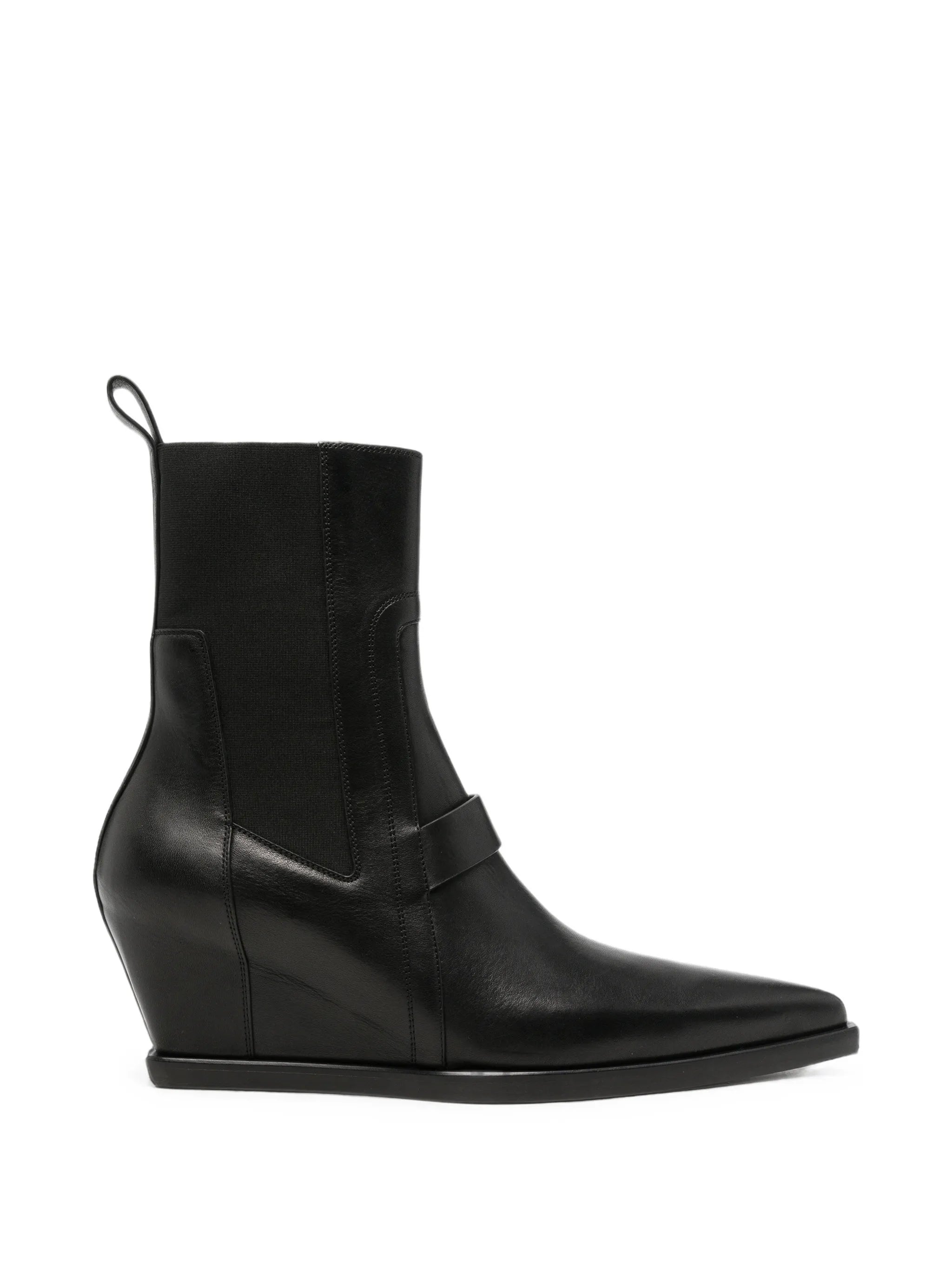 Rick Owens Rick Owens Wedge-heel Pointed-toe Boots