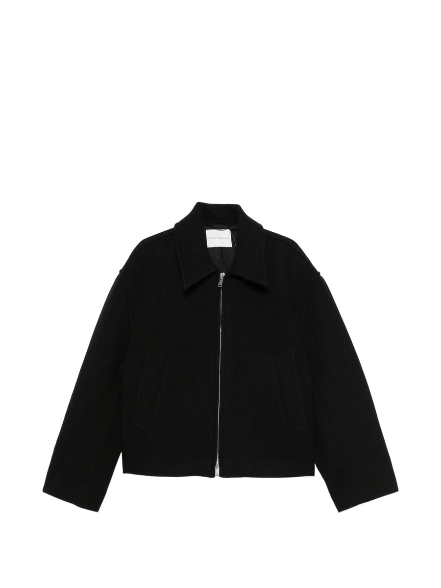 Studio Nicholson Studio Nicholson Zip-up Spread-collar Shirt Jacket