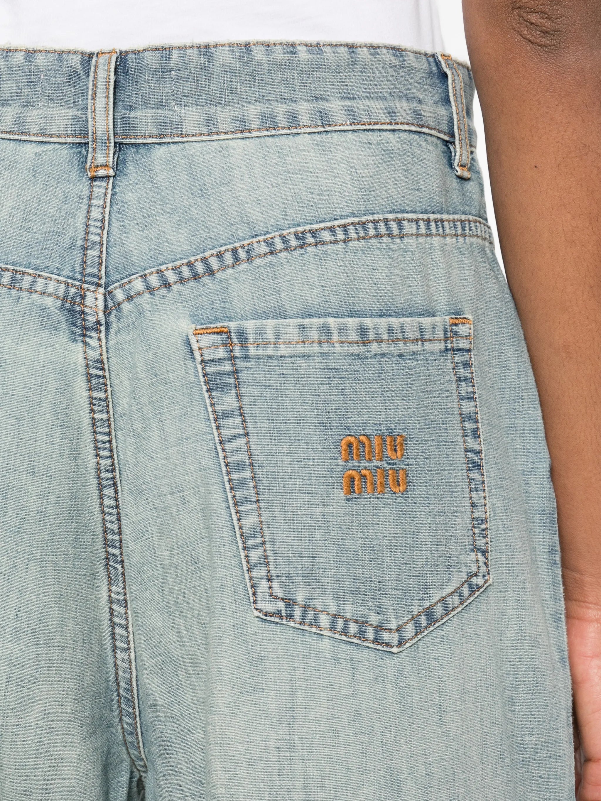 Miu Miu Miu Miu Chambray Jeans, view 2