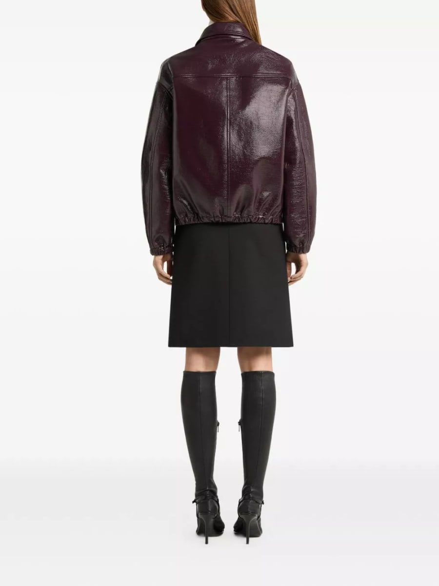 Courrèges Giacca bomber in vinile, view 3