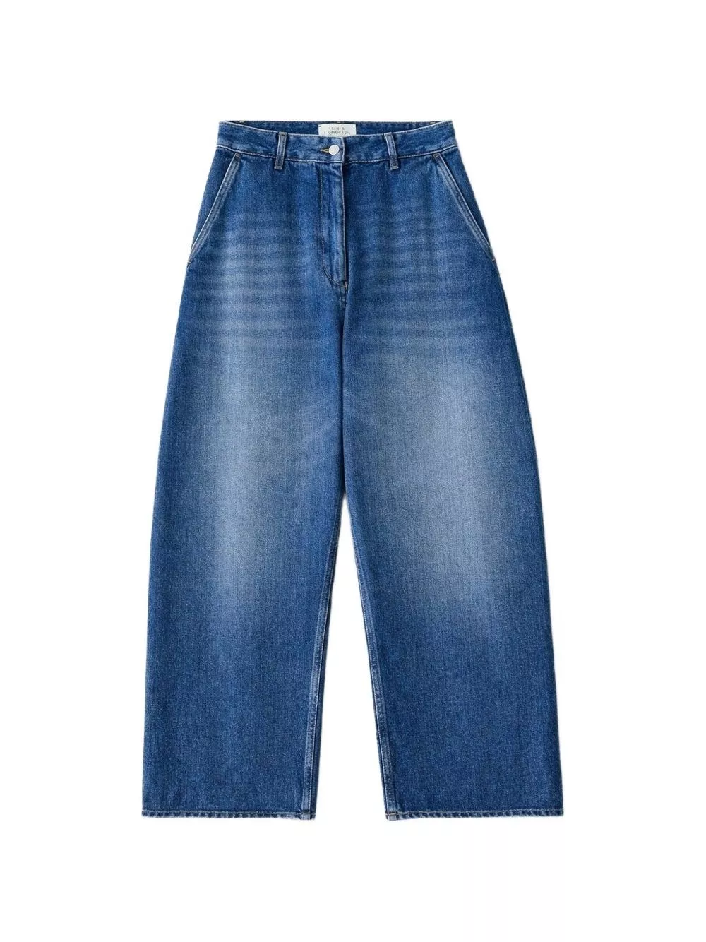 Studio nicholson Jeans in denim a gamba larga