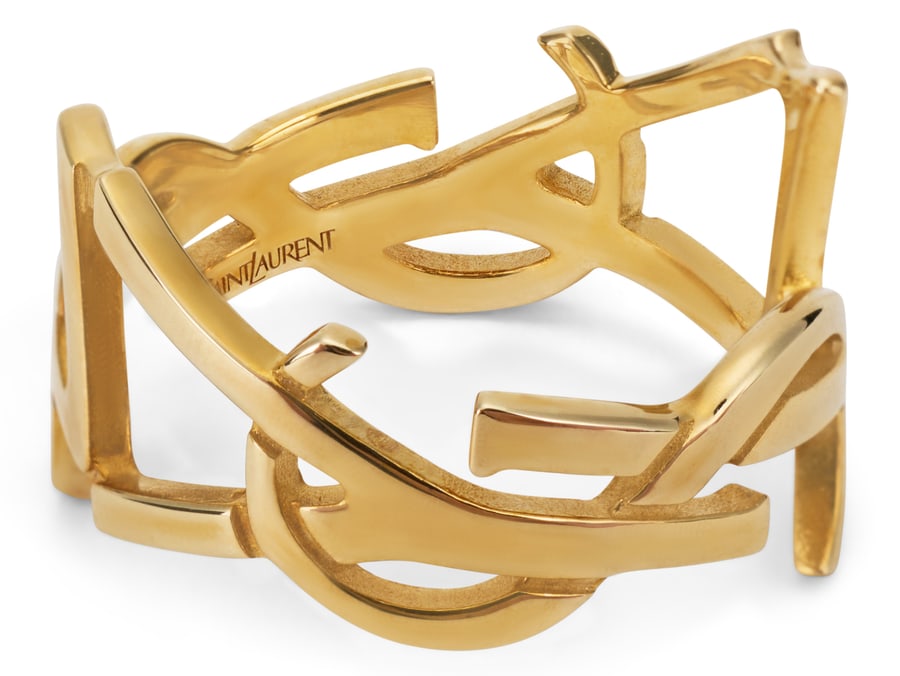 Saint Laurent Anello ferma foulard Cassandre