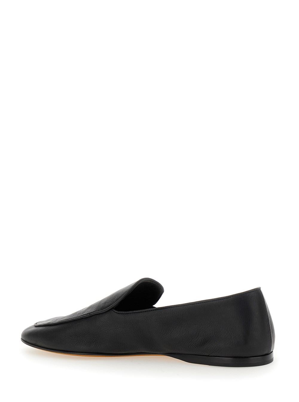 The Row Mocassino Slip-On 'Awar' in Pelle Martellata Nera Donna