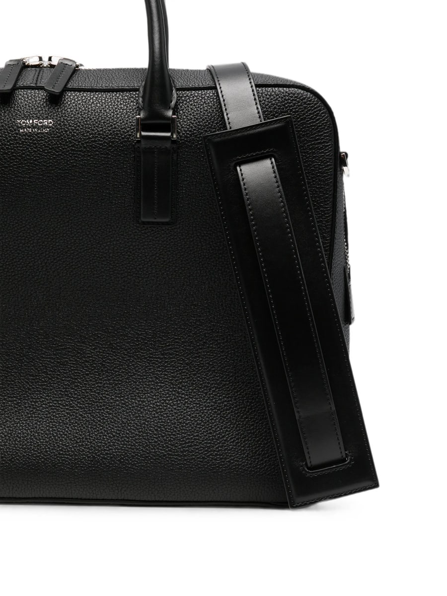 Tom Ford Tom Ford Elliot Grained-leather Briefcase, view 2